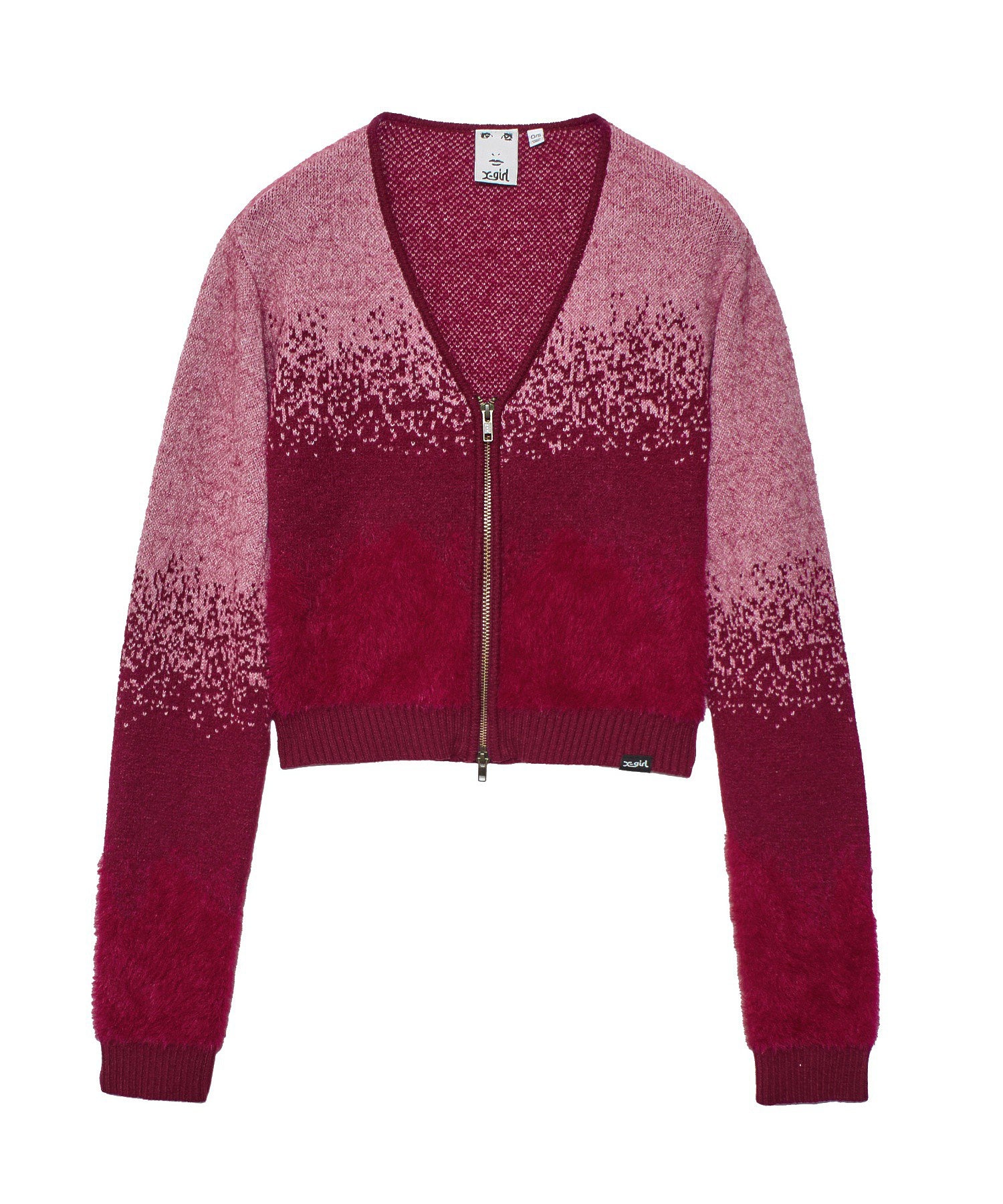 JACQUARD KNIT COMPACT CARDIGAN