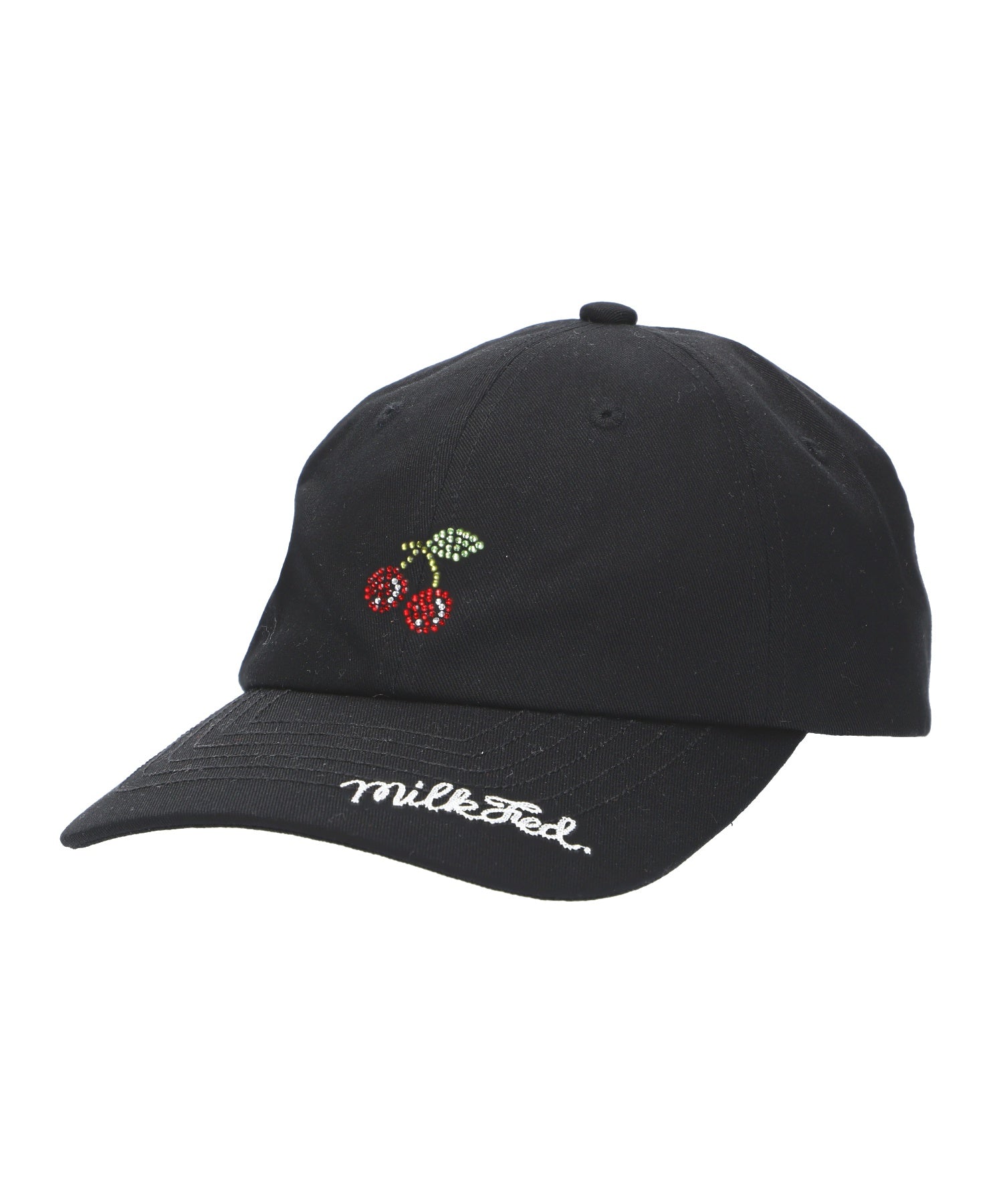 RHINESTONE CHERRY CAP