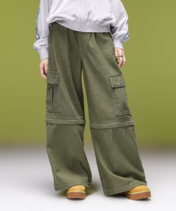 EMBLEM POCKET 2WAY WIDE LEG CARGO PANTS – calif（カリフ）公式サイト