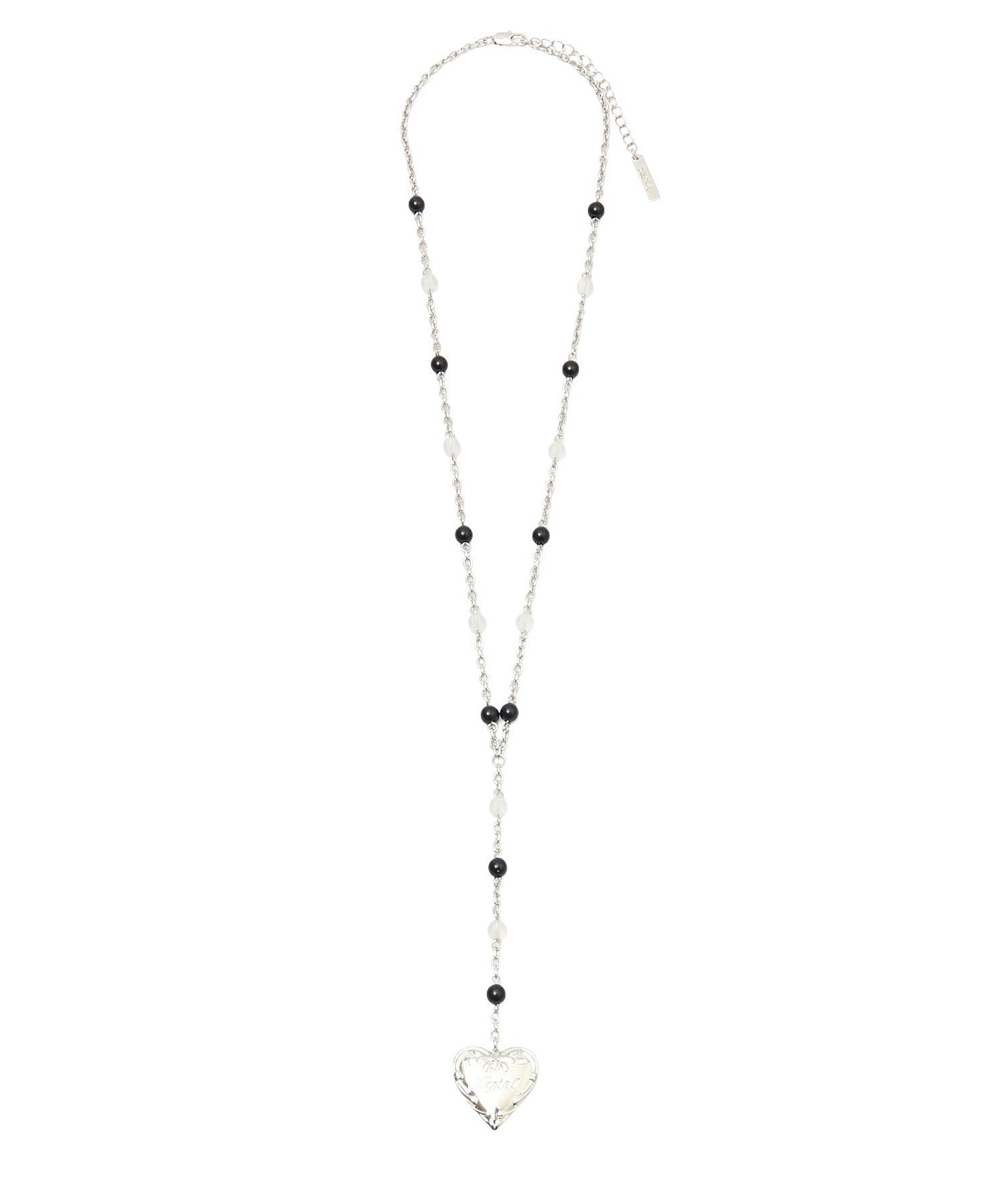 X-GIRL ENGRAVED HEART NECKLACE