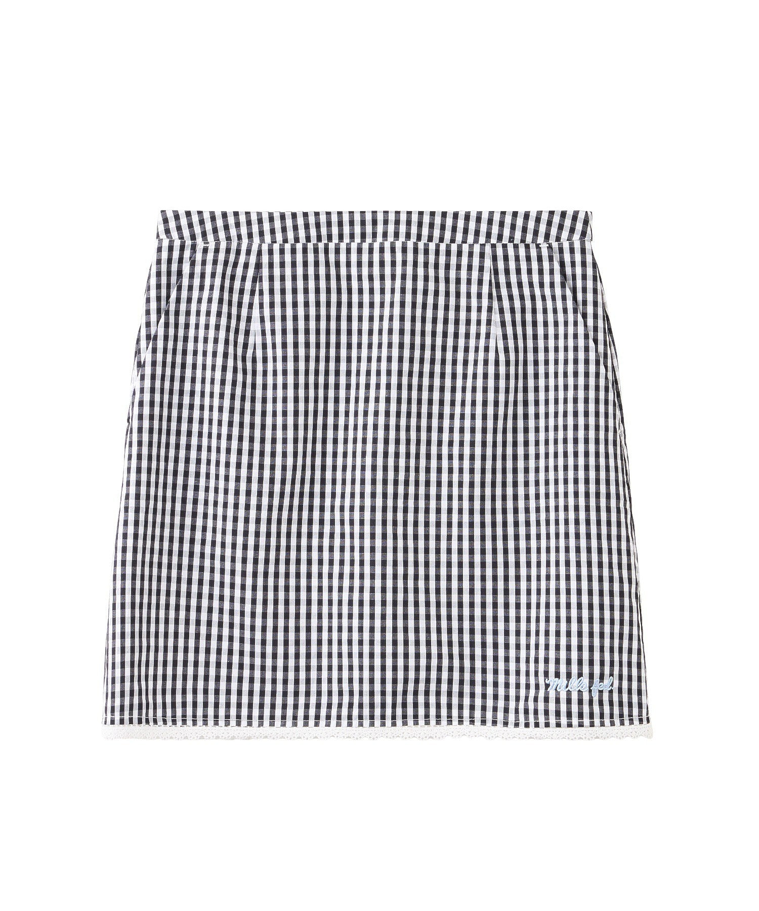 GINGHAM MINI SKIRT