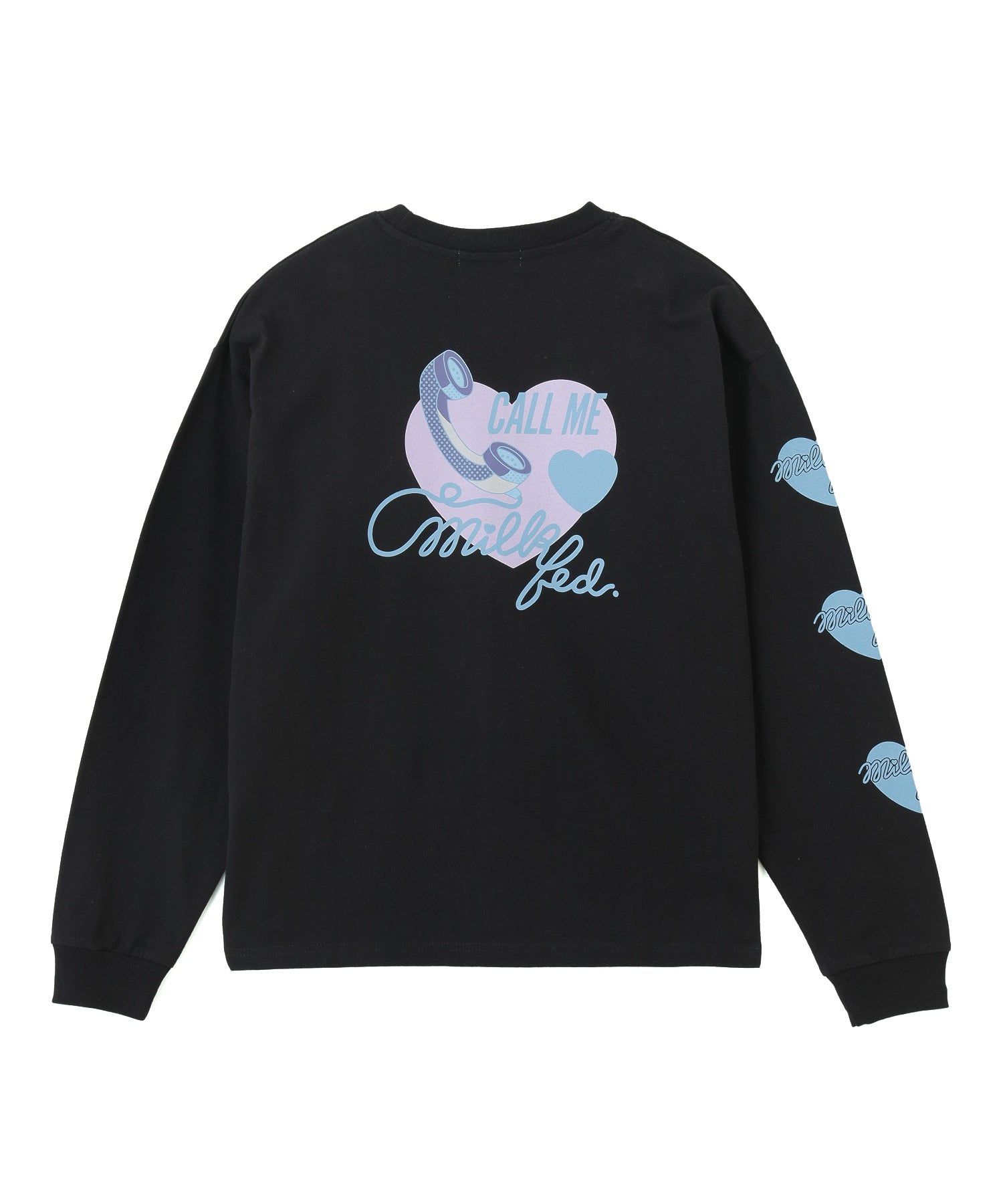 HEART AND PHONE WIDE L/S TEE