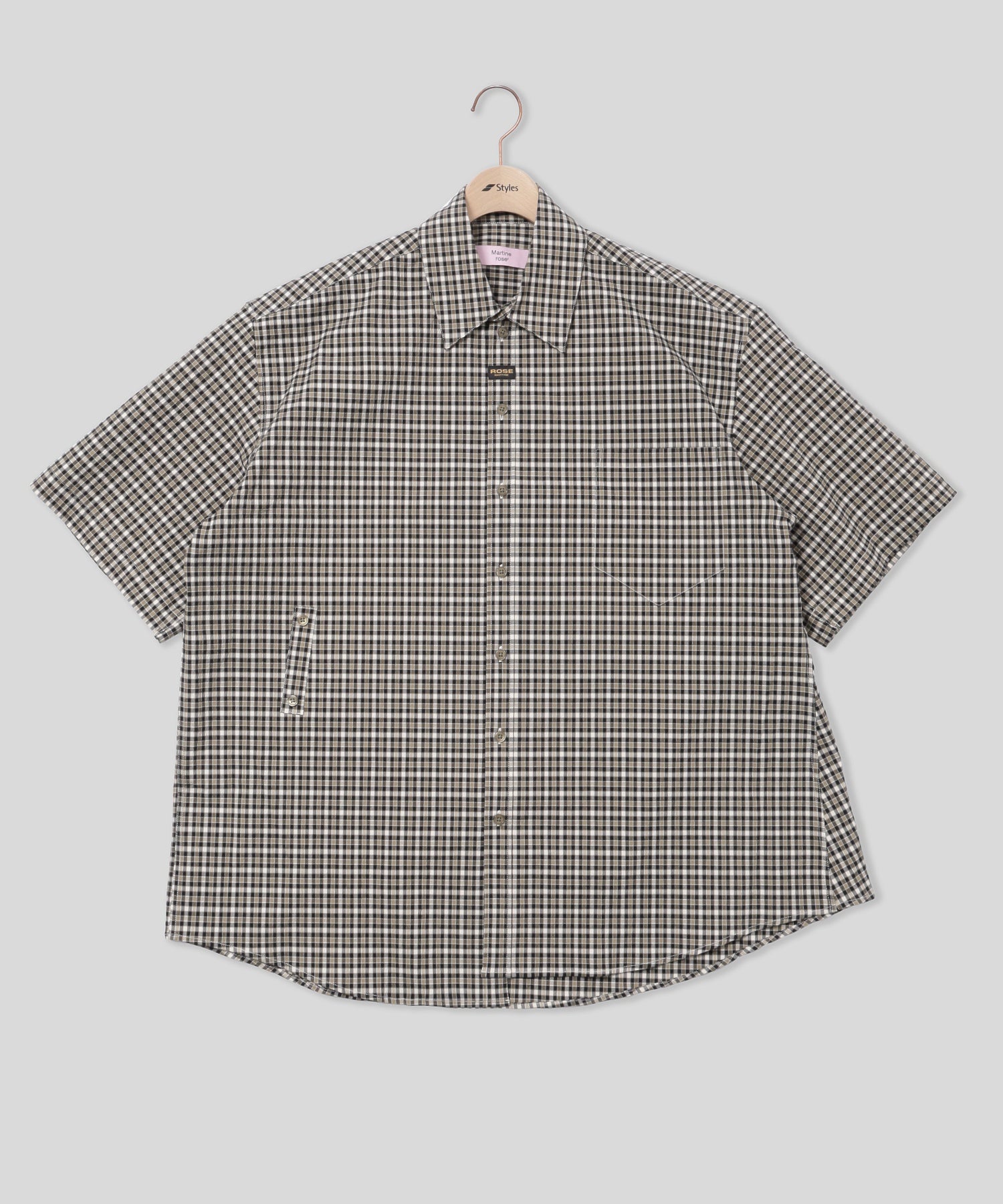 MARTINE ROSE/マーティン ローズ/S/S BOXY WRAP SHIRT 440WS41064