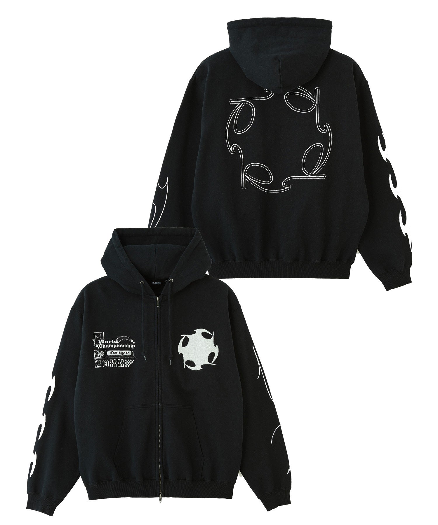 CHAMPIONS W ZIP HOODED SWEATSHIRT