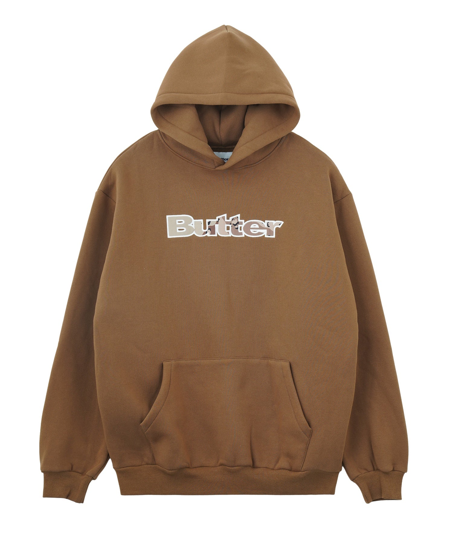 BUTTER/バター/Logo Camo Applique Pullover Hood