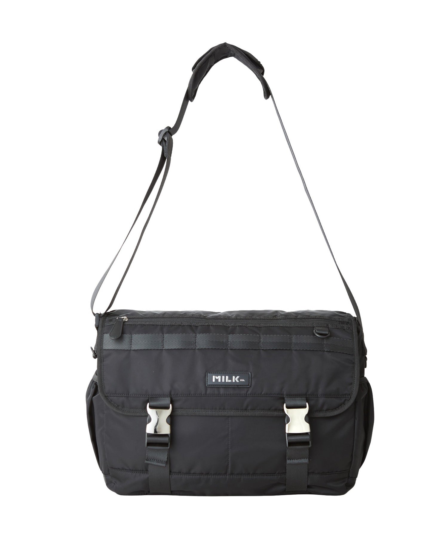 LOGO PLATE MESSENGER BAG MILKFED.