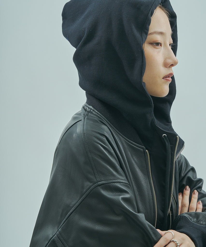 SISII x GENE HEAVENS/LEATHER BIG MA1 JACKET – calif（カリフ）公式