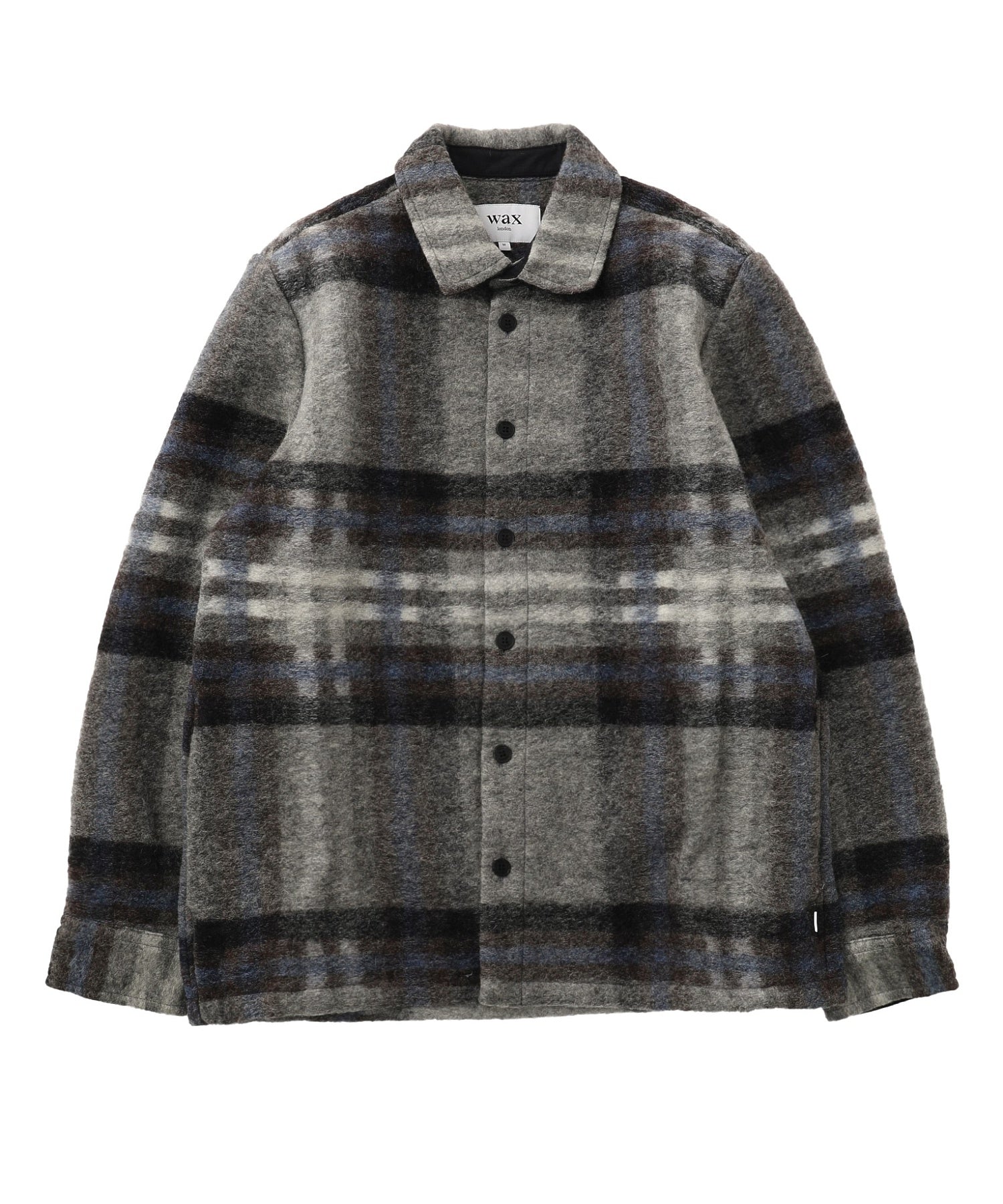 WAX LONDON/ワックスロンドン/NOLAN OVERSHIRT | WOOL CHECK AW25-OSH-NOL-BZF-GBL