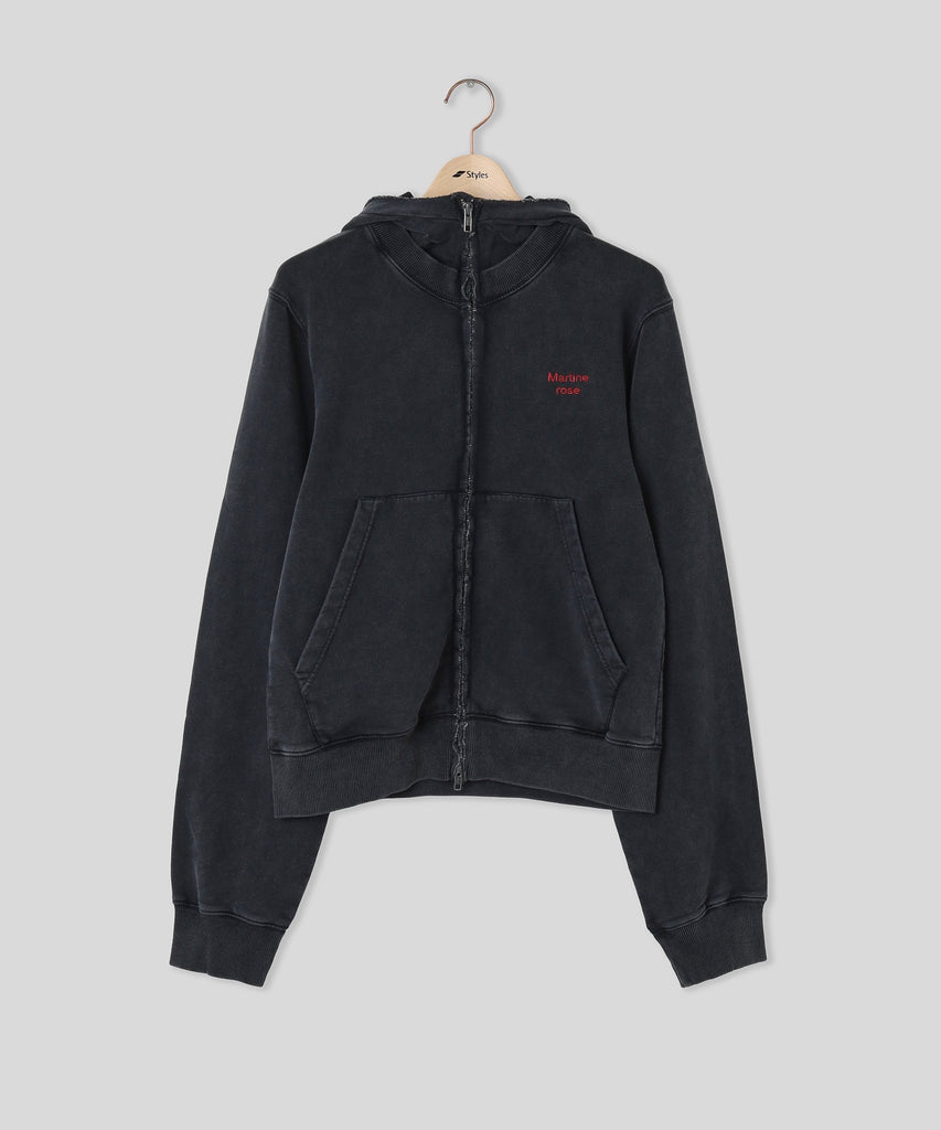 MARTINE ROSE/マーティン ローズ/HOODED ZIP CREW 682JS02002 – calif
