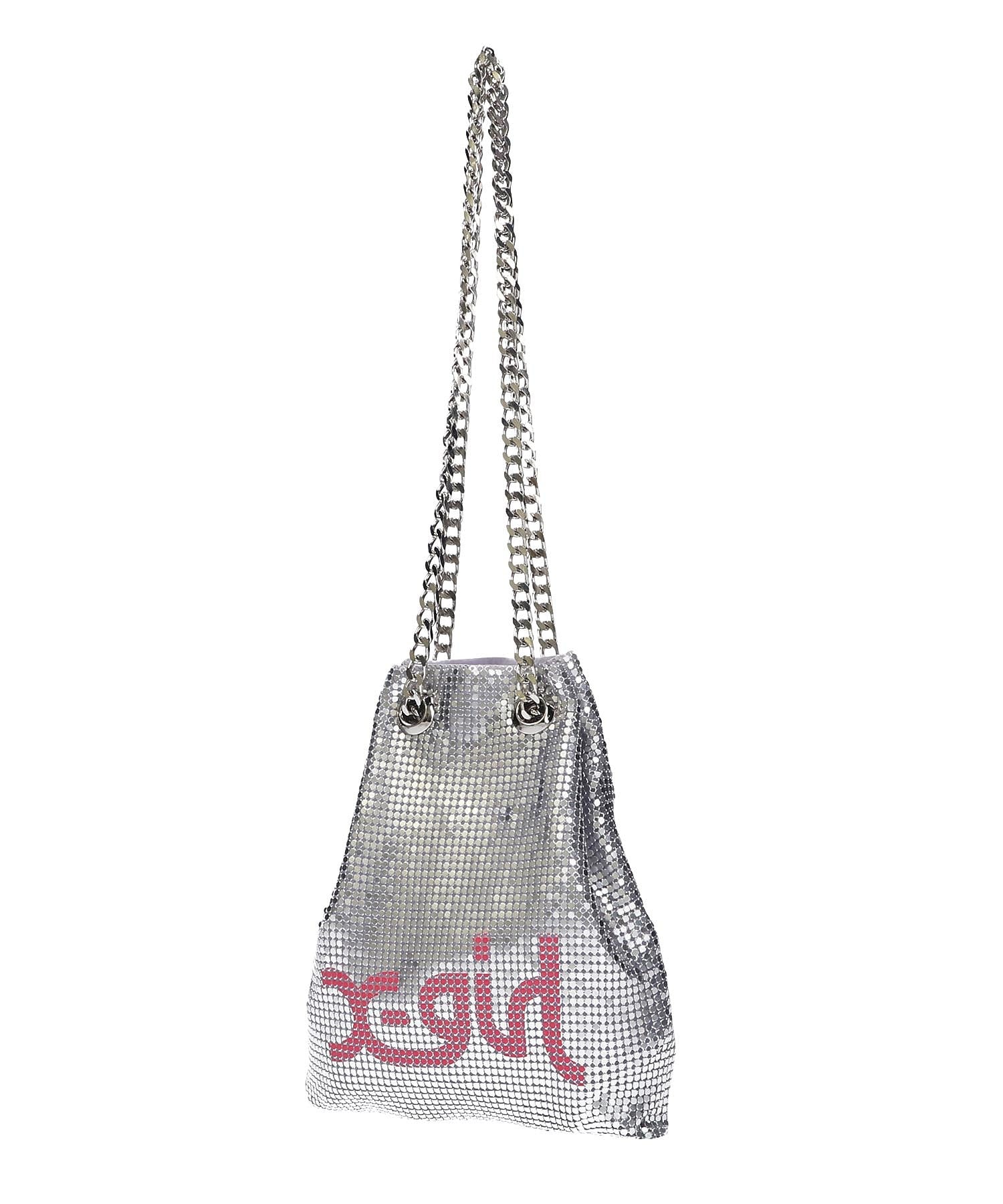 MILLS LOGO METAL MESH BAG X-girl