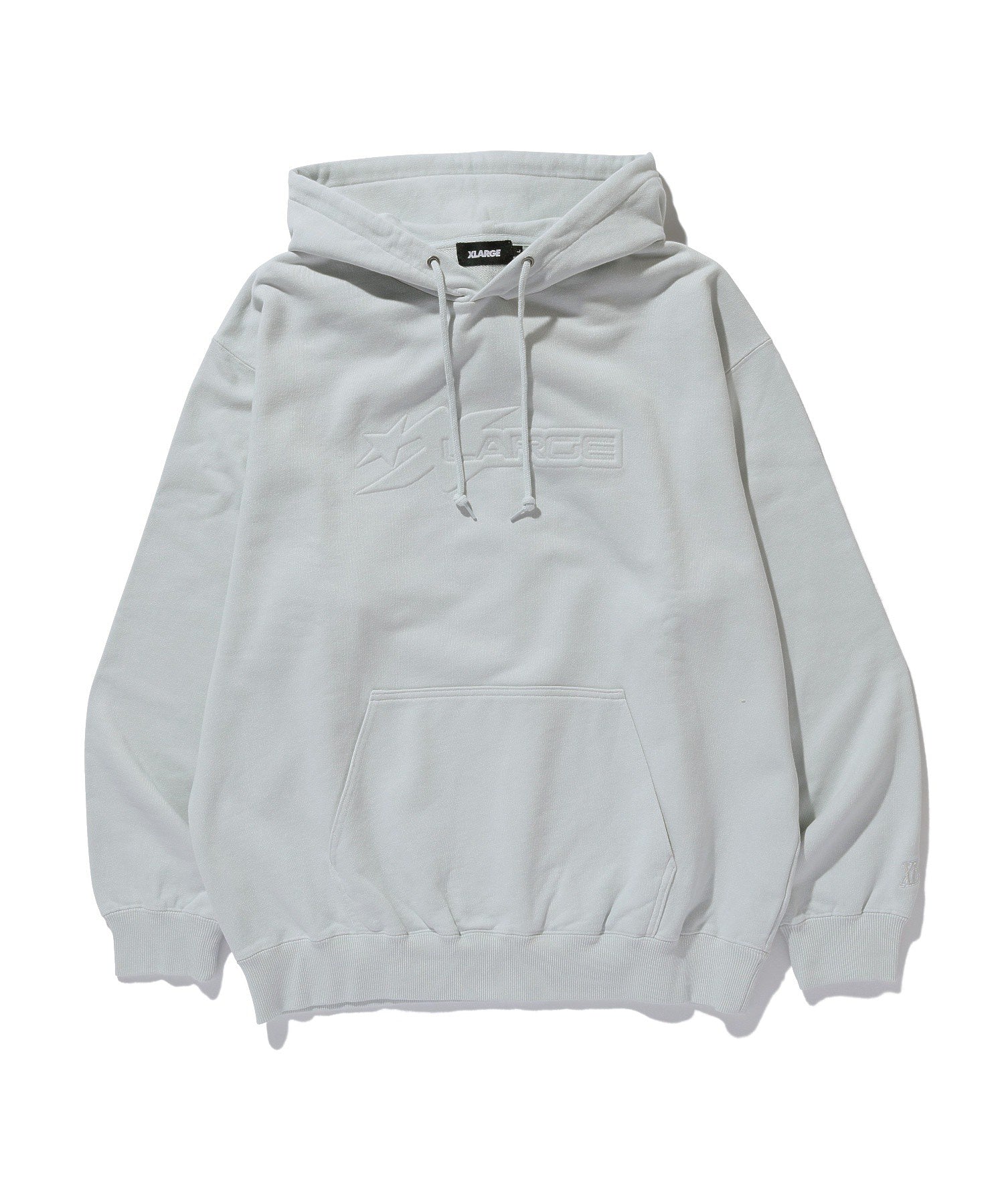 EMBOSSED LOGO HOODED SWEATSHIRT