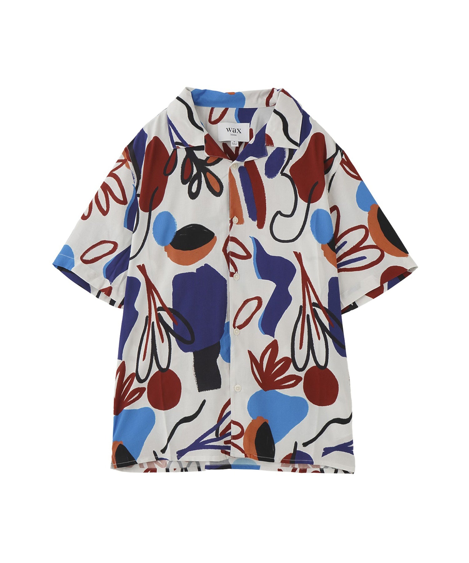 WAX LONDON/ワックスロンドン/DIDCOT BLOCK SCRIBBLE SS25-SSS-DID-BRZ-REB