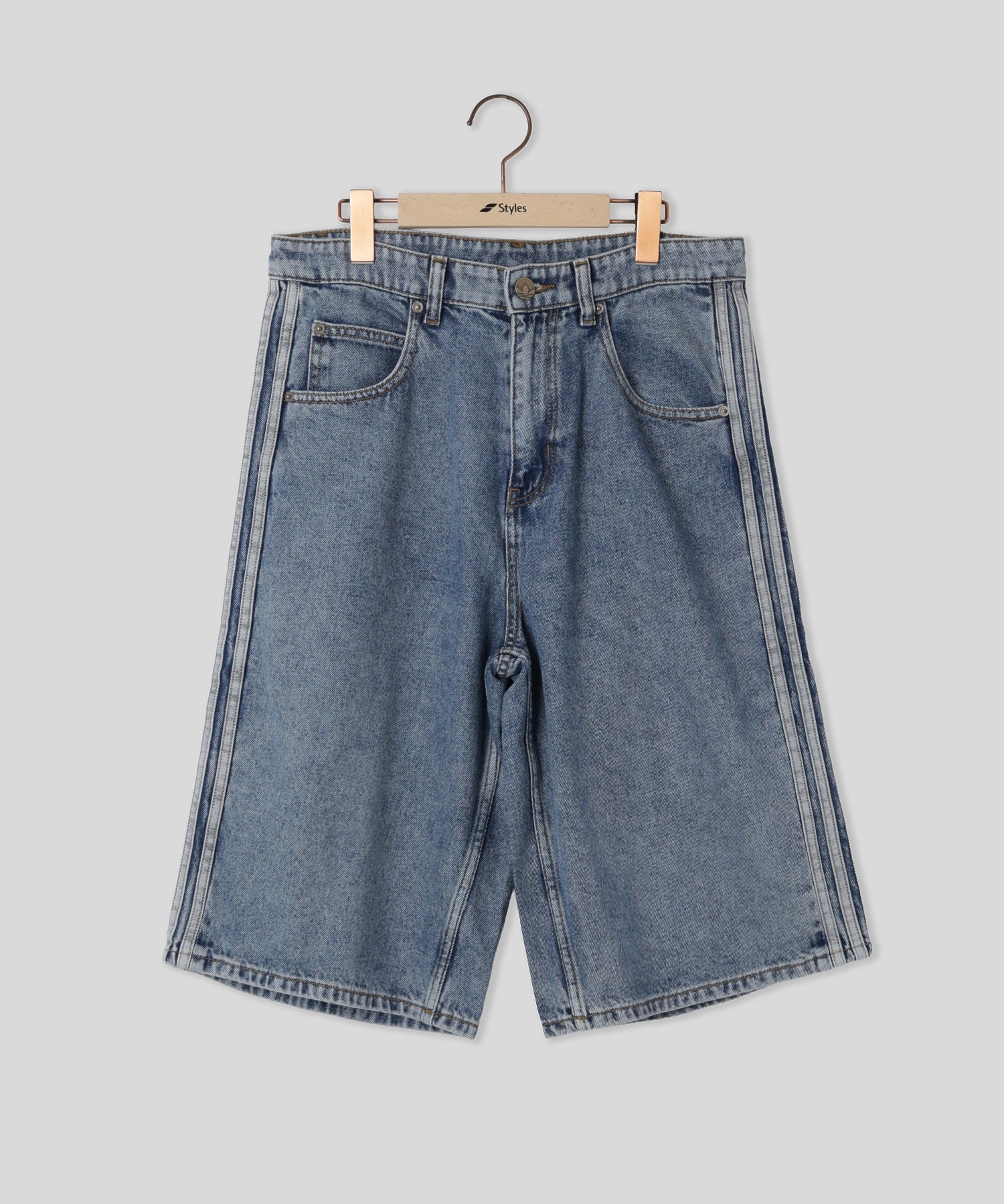 adidas/アディダス/FB ADICOLOR LIGHT WASH DENIM SHORTS HM366