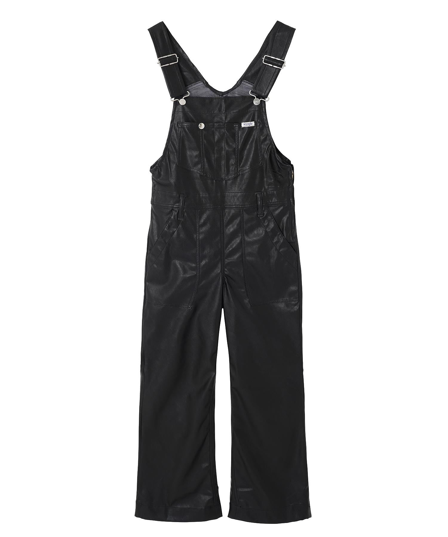 Wrangler /ラングラー Womens SYNTHETIC LEATHER FRARE OVERALL WI1393