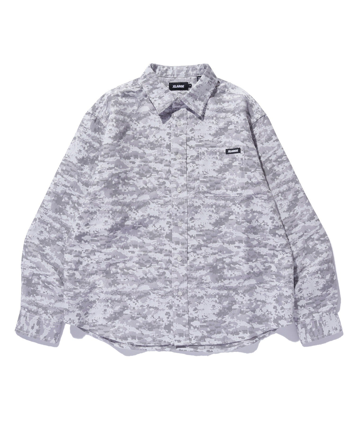 DIGITAL CAMO JACQUARD L/S SHIRTS