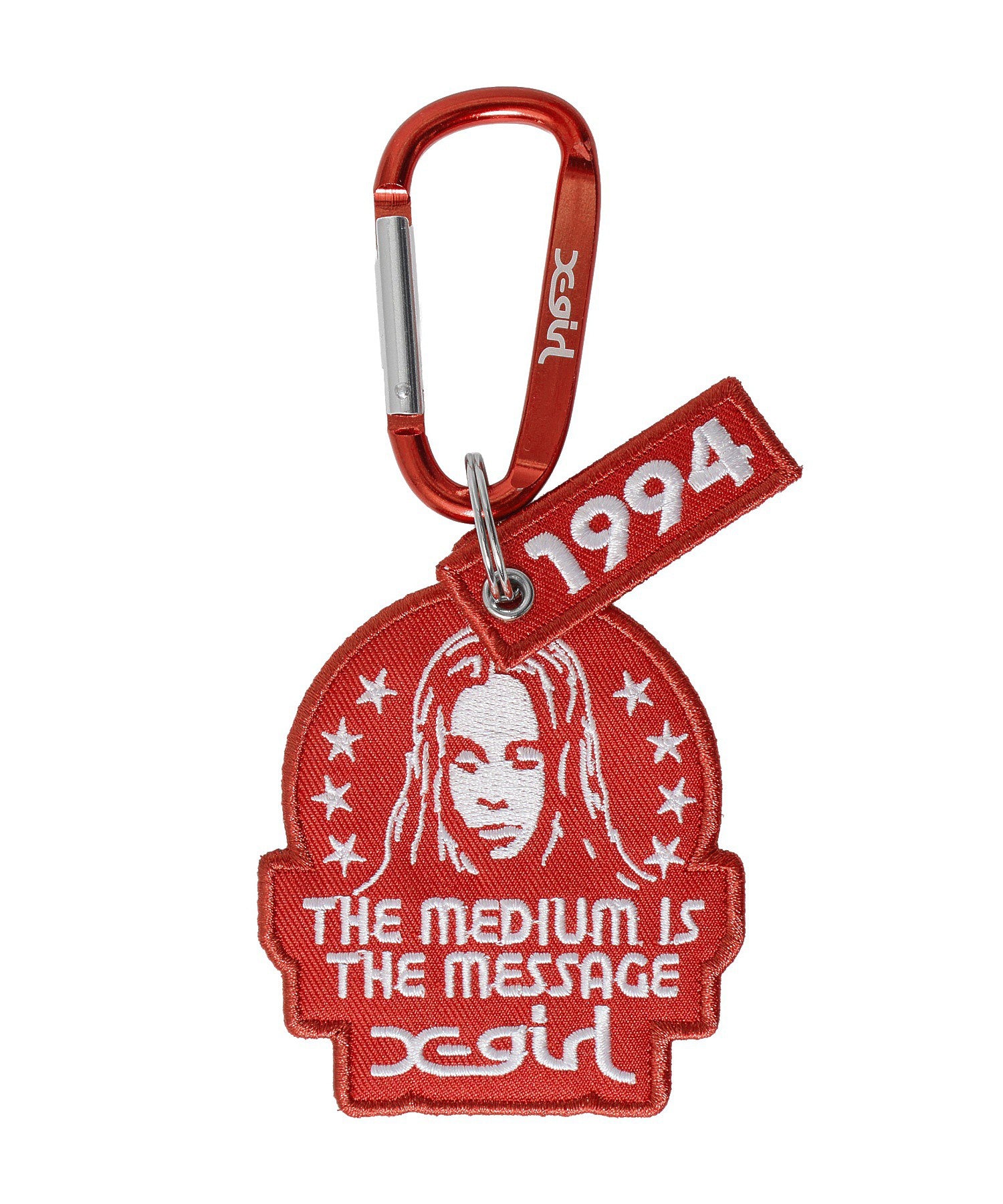 STAR AND FACE PATCH KEY CHARM