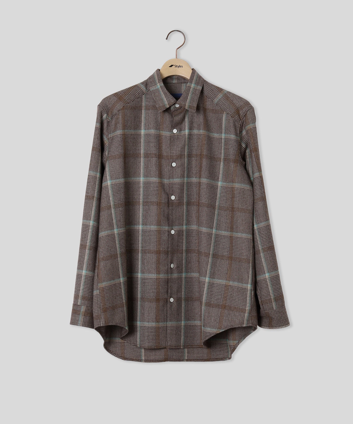 SEMOH/セモー/Fusion Shirt Wool Check 30-1-03