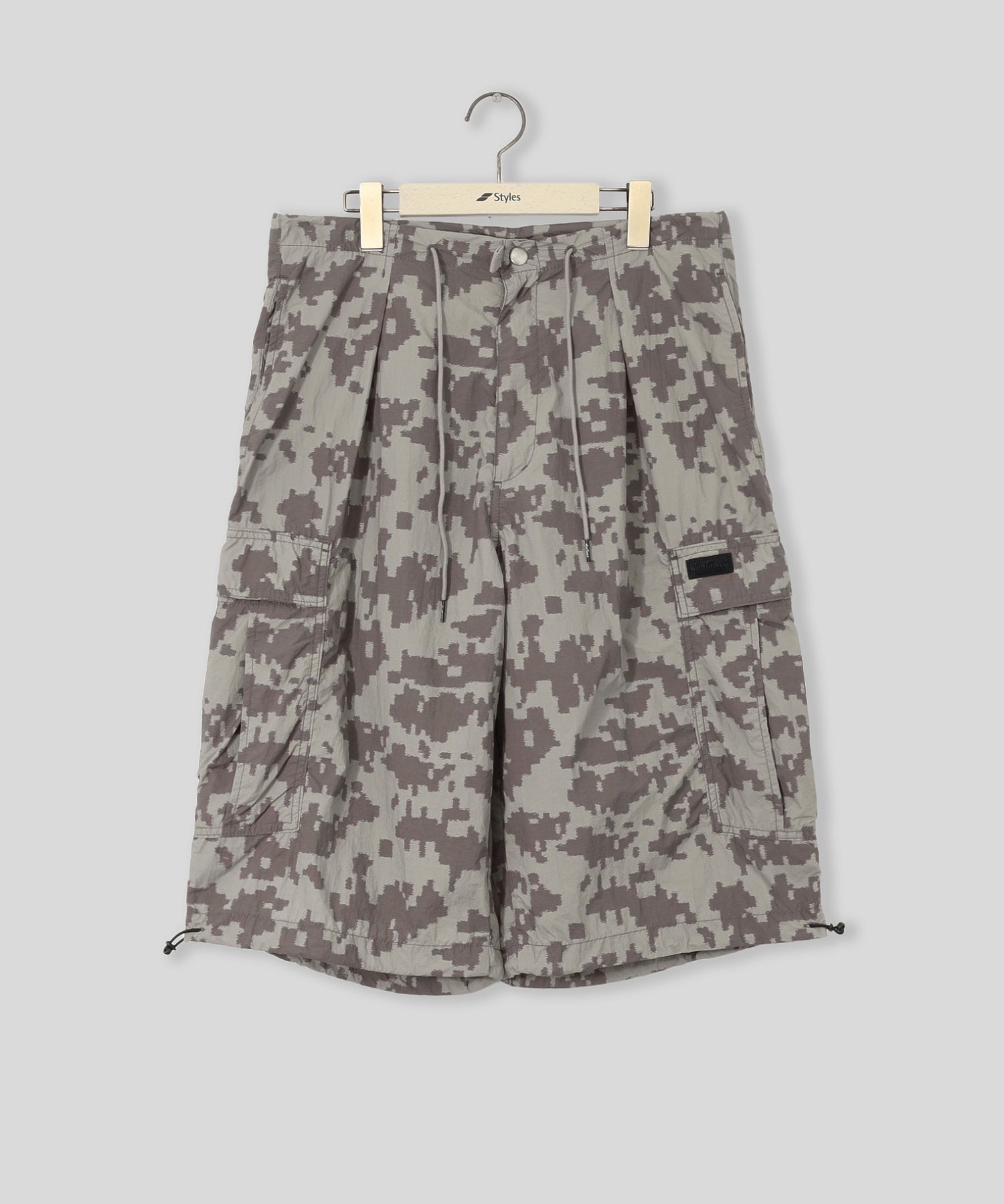 WILDTHINGS/ワイルドシングス/DOUBLE DYED NYLON CARGO SHORTS WT26011AD