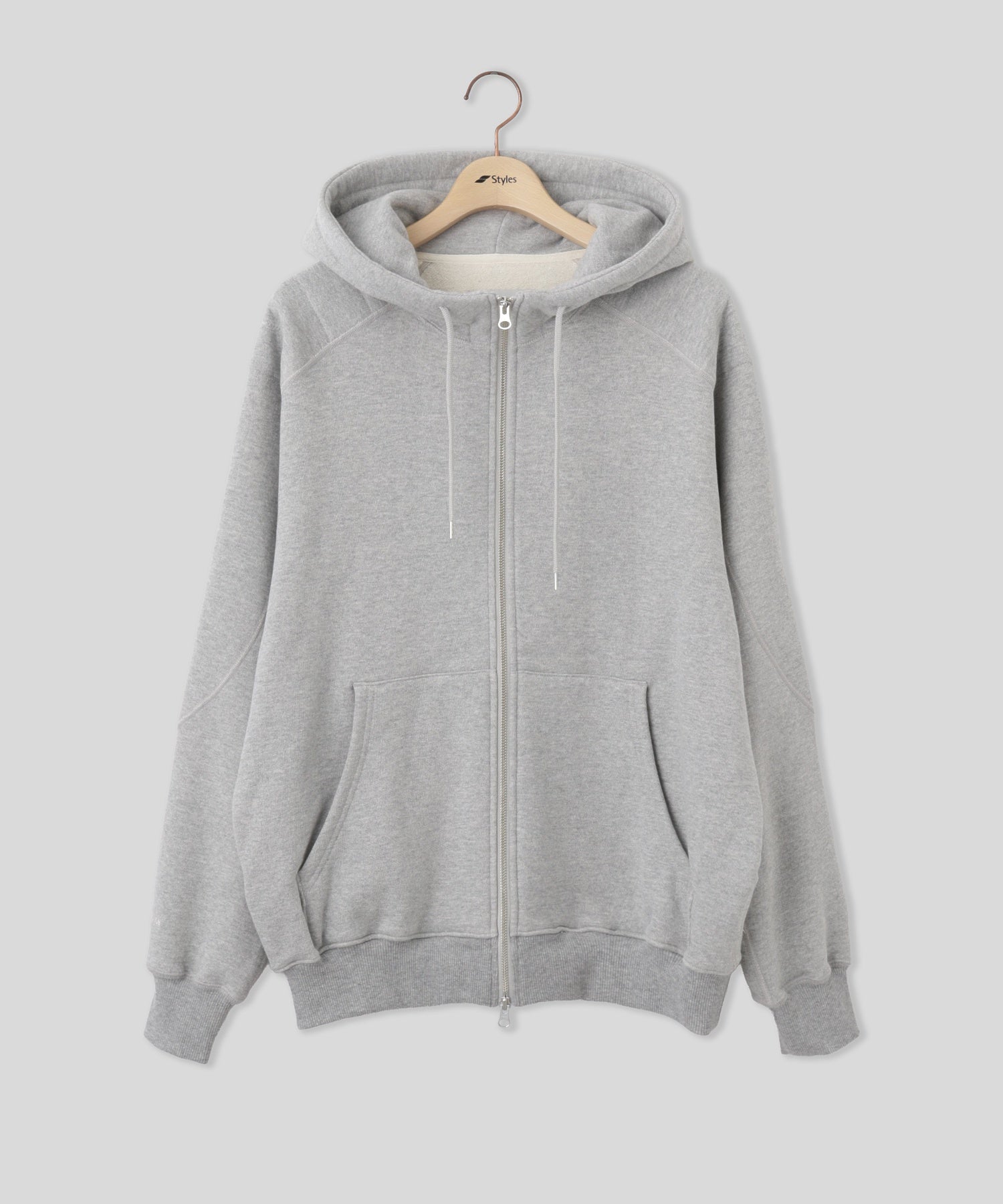 NEW BALANCE/ニューバランス/NB GREY FULLZIP HOODIE JACKET MJ62G29M