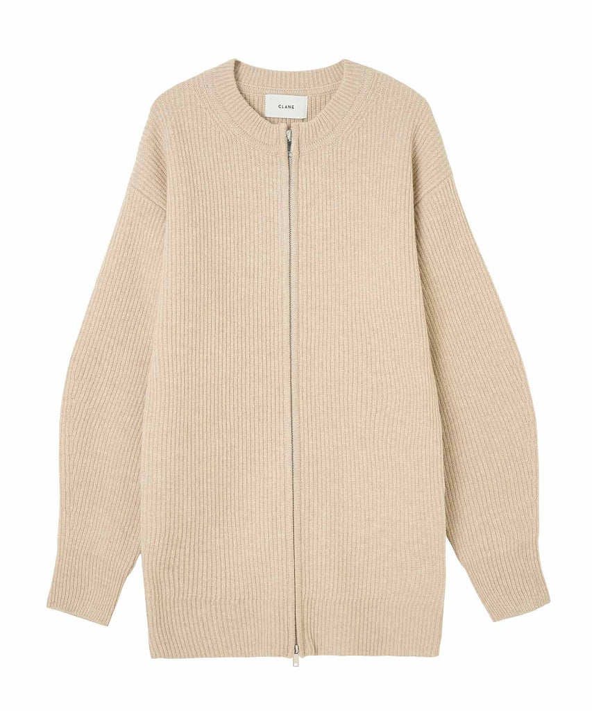 CLANE/クラネ/ZIP RIB KNIT TOPS 13106-2352 – calif（カリフ）公式サイト