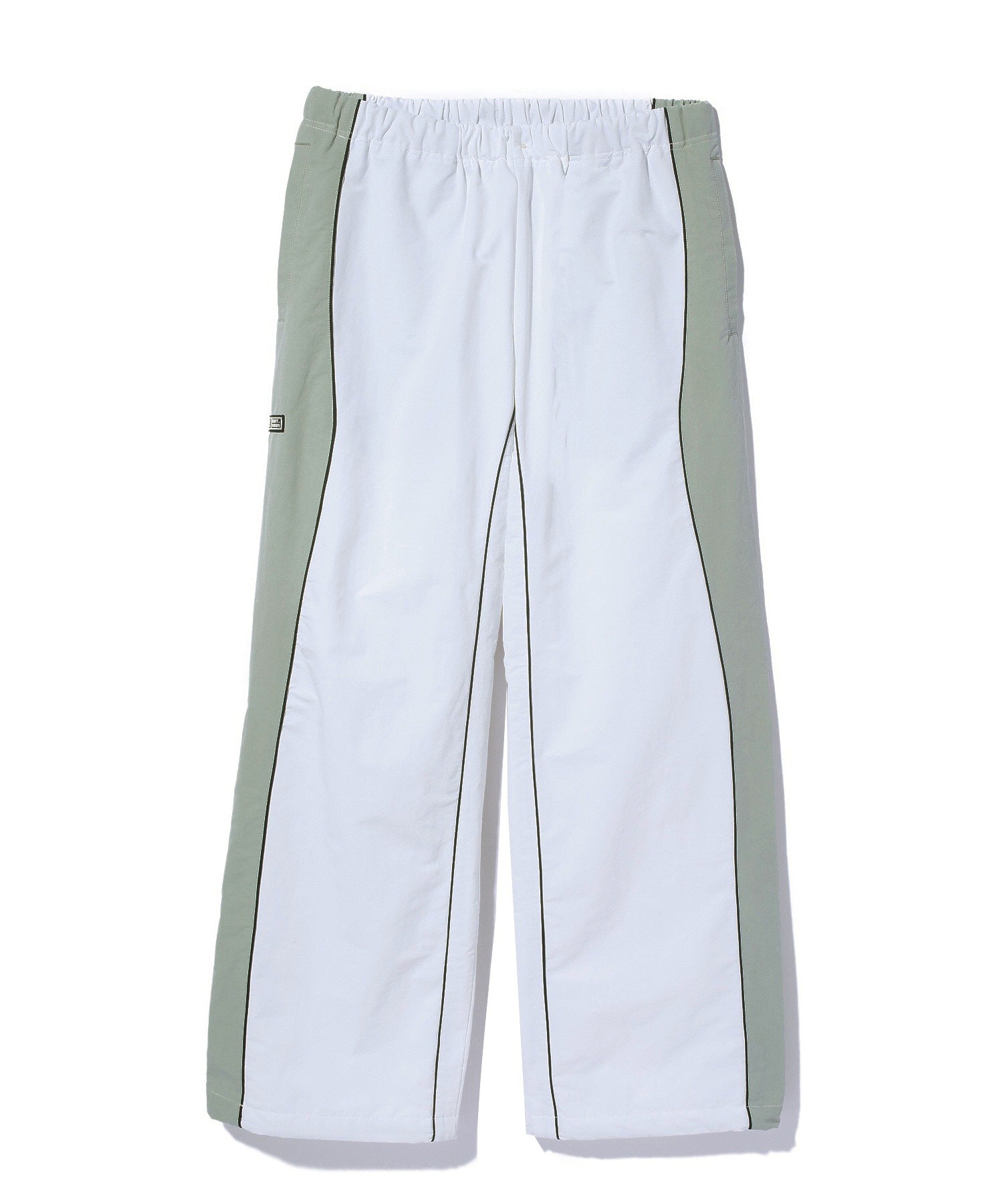 CURVED NYLON PANTS