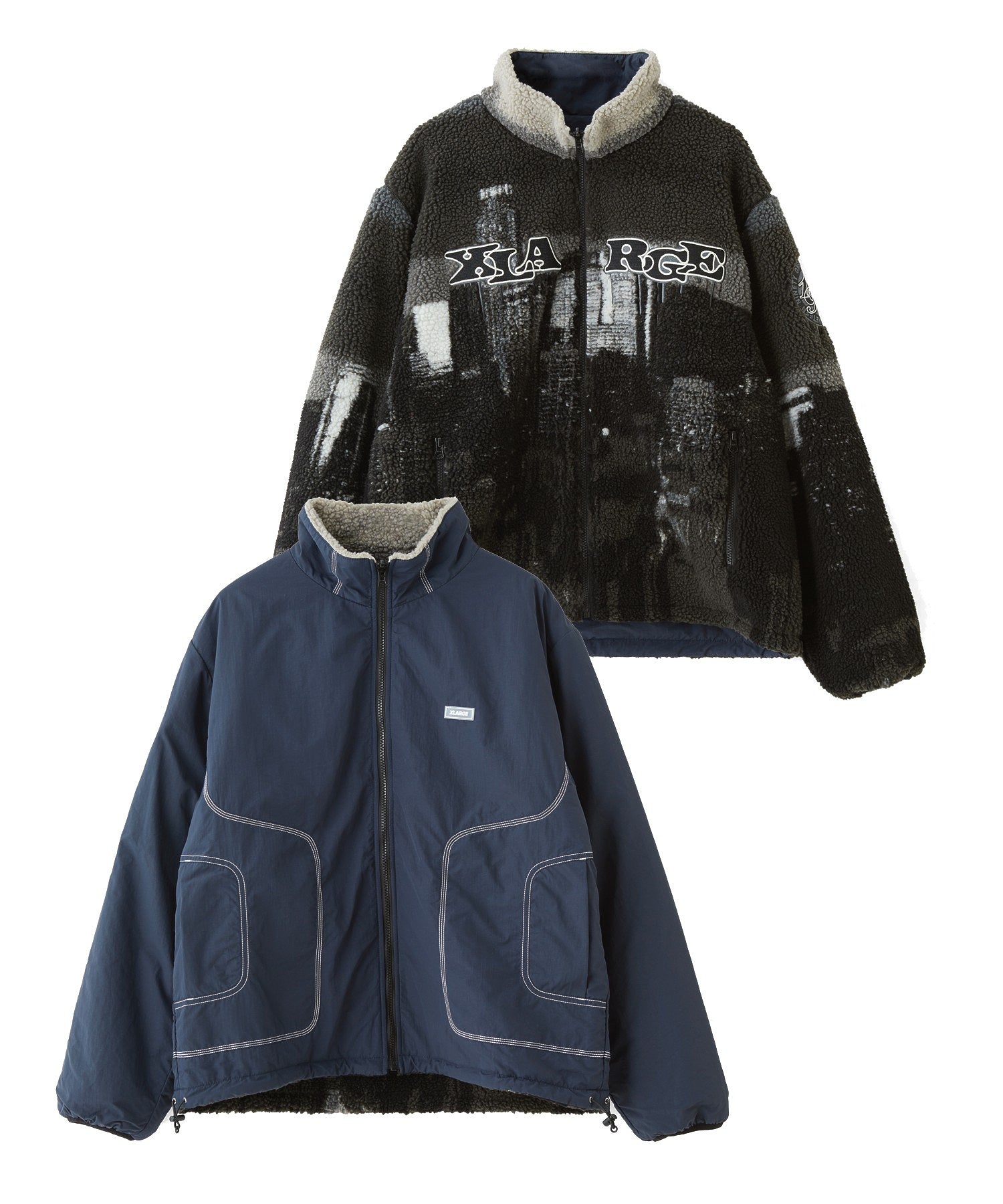 REVERSIBLE NYLON JACKET