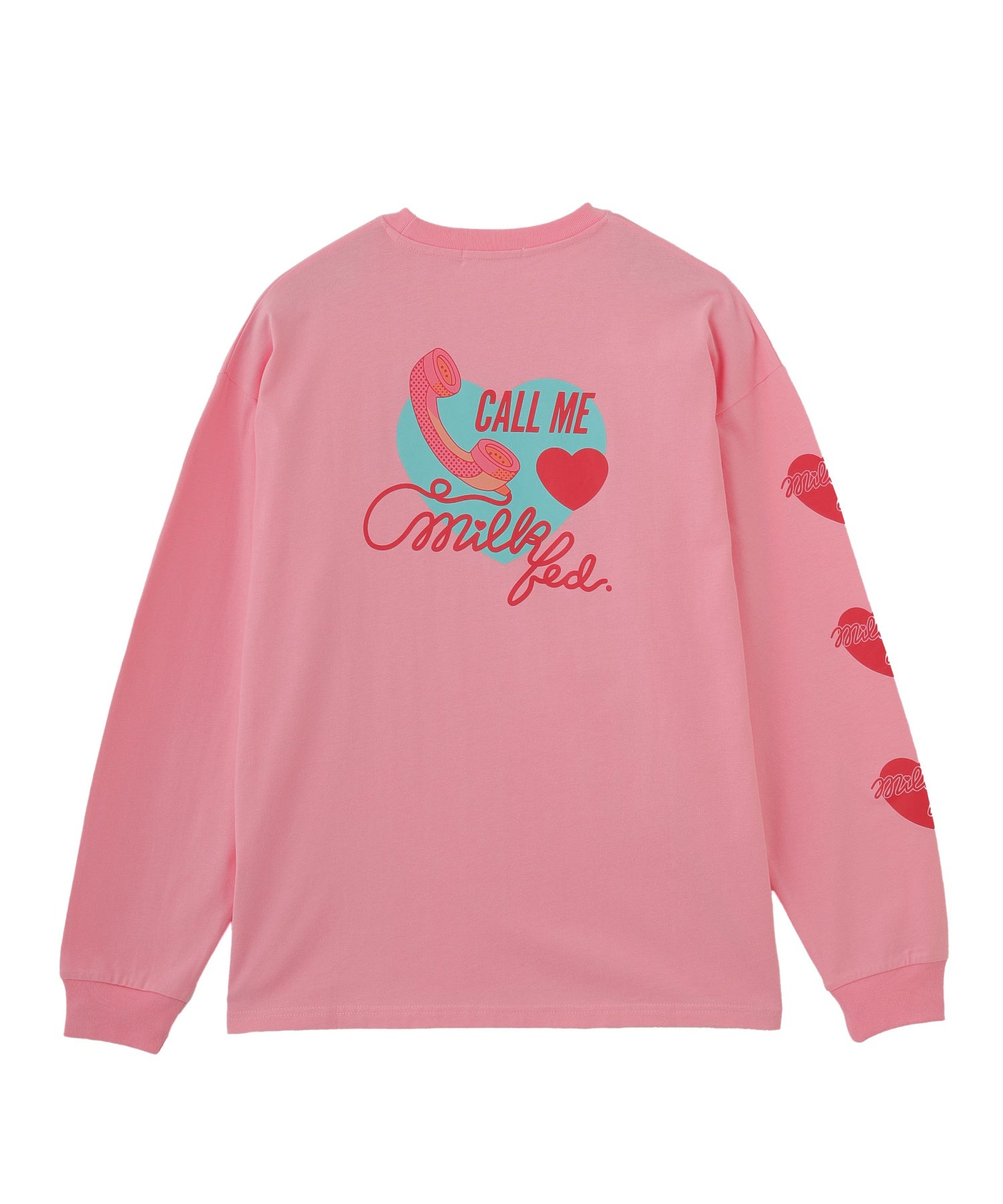 HEART AND PHONE WIDE L/S TEE