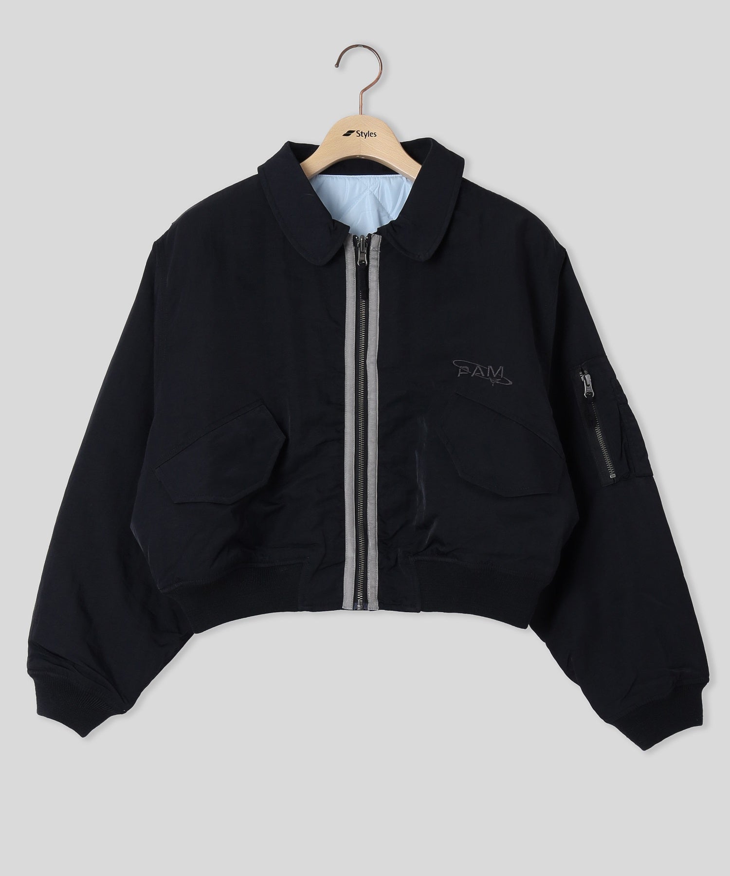 PERKS AND MINI/パークスアンドミニ/W THE WAVE FIELD REV FLIGHT JACKET 4053
