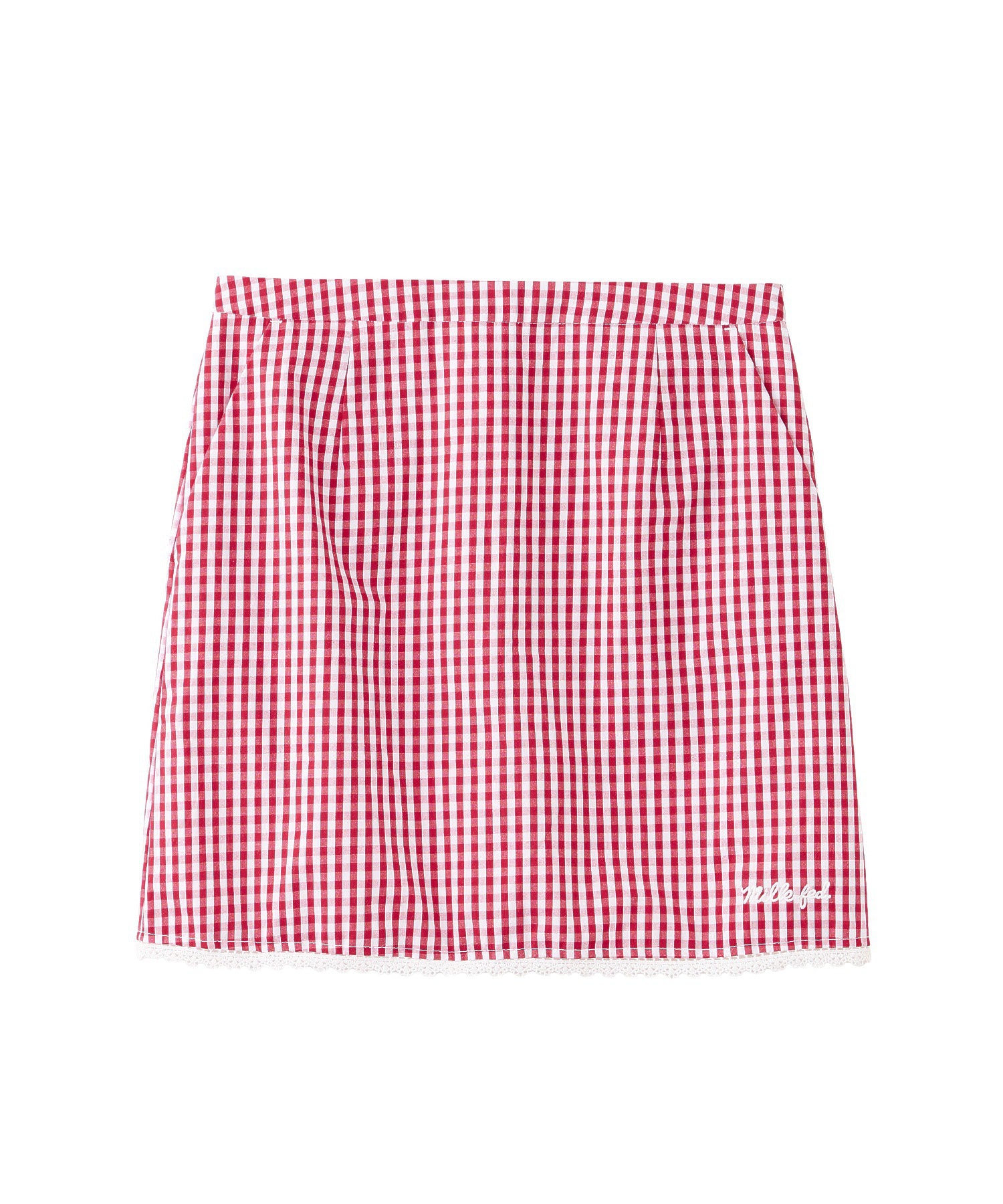 GINGHAM MINI SKIRT