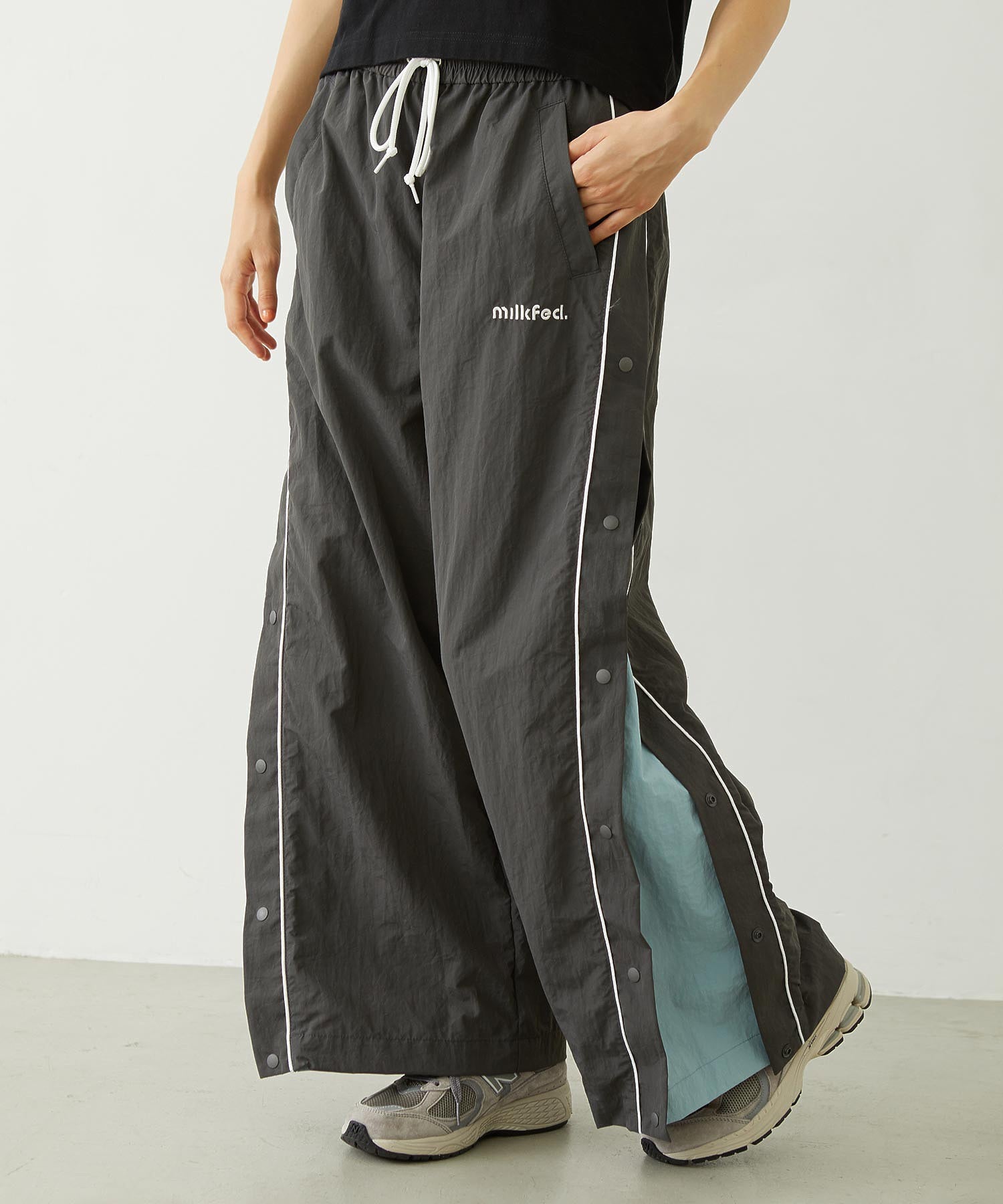 CUTOUT LOGO TRACK PANTS