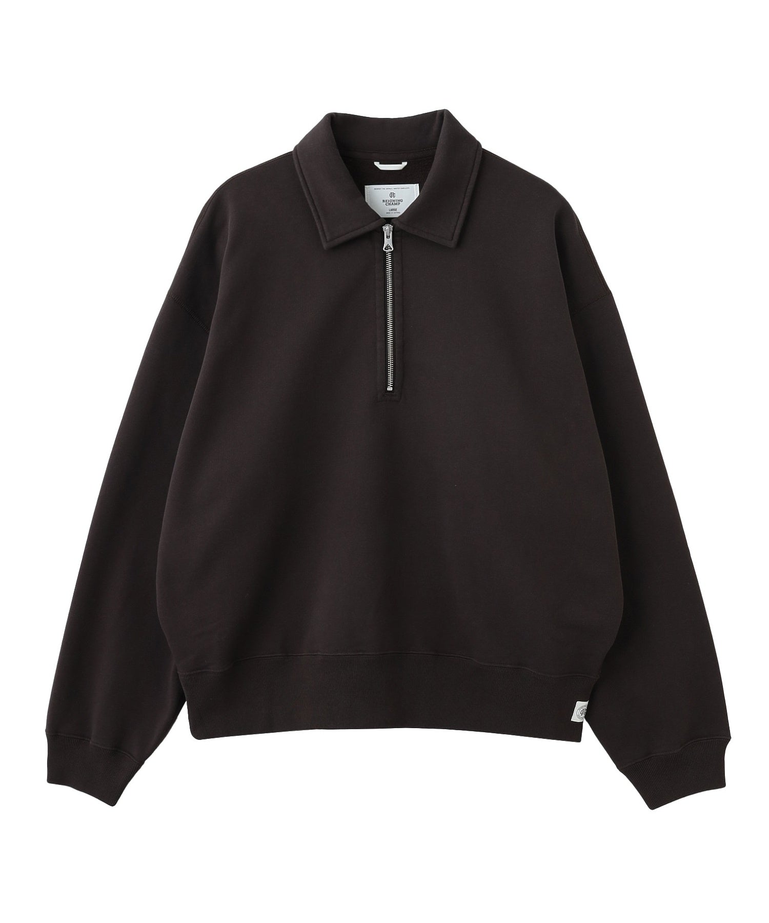 REIGNING CHAMP/レイニングチャンプ/BRUSHED FLEECE HALF ZIP RELAXED SWEAT RC-3561