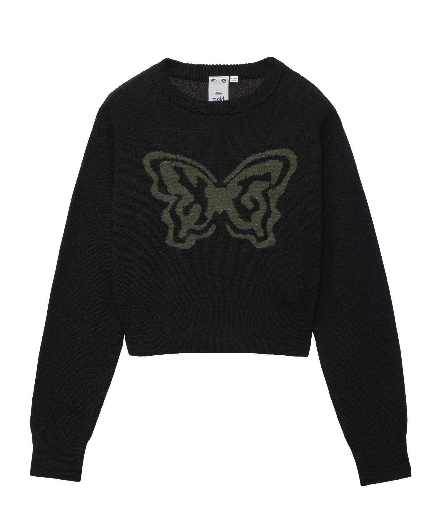 BUTTERFLY XG LOGO COMPACT KNIT TOP