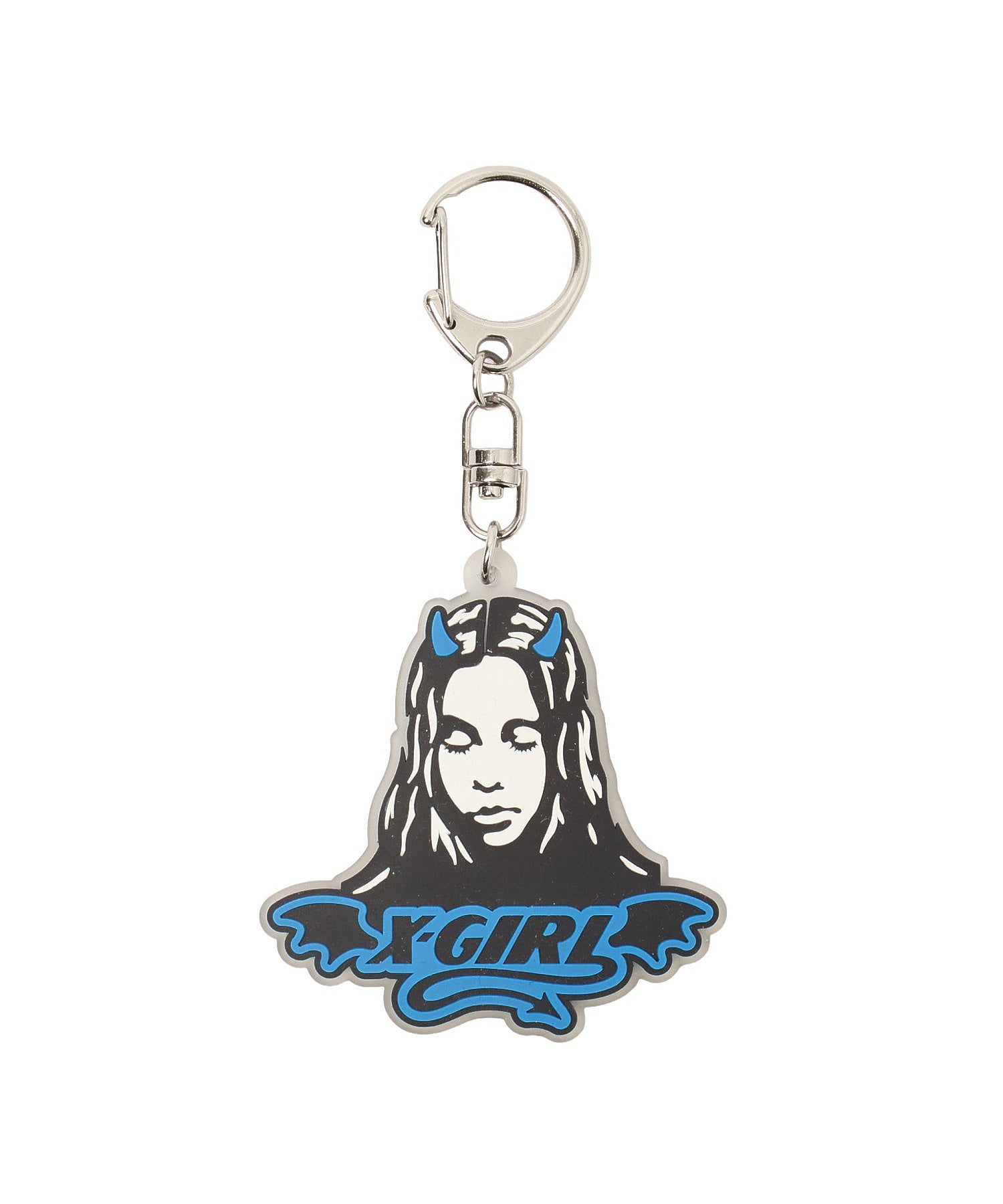 DEVIL FACE RUBBER KEY CHARM
