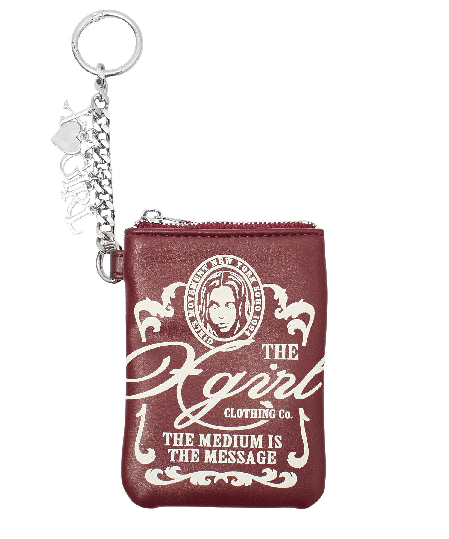 FAUX LEATHER FACE COIN CASE