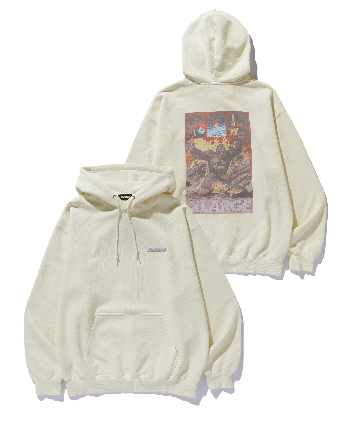 XLARGE COMIC TWO HOODED SWEATSHIRT