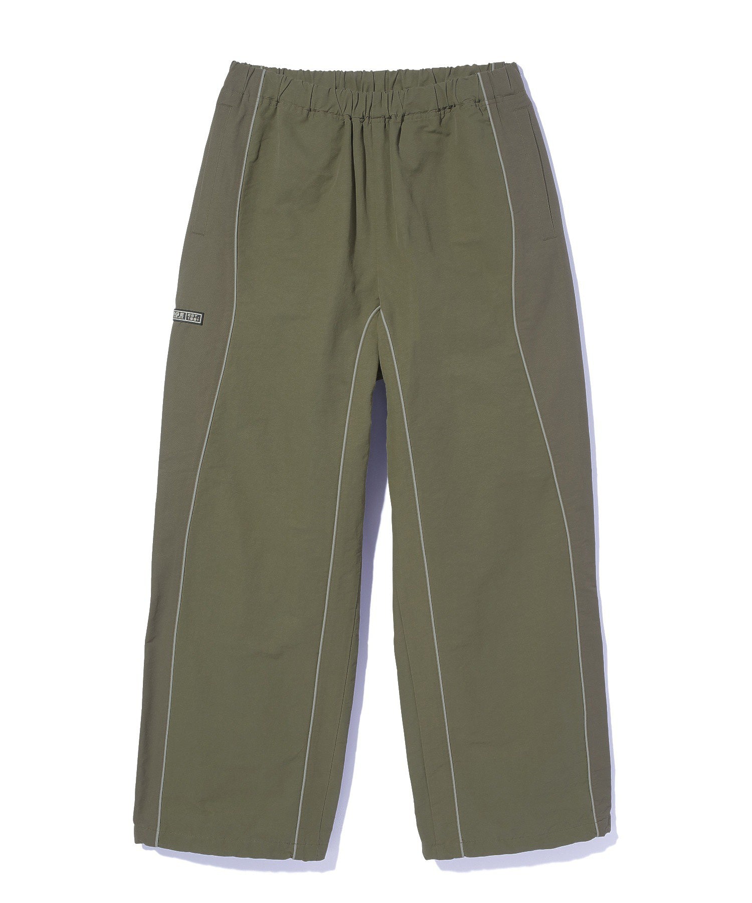 CURVED NYLON PANTS