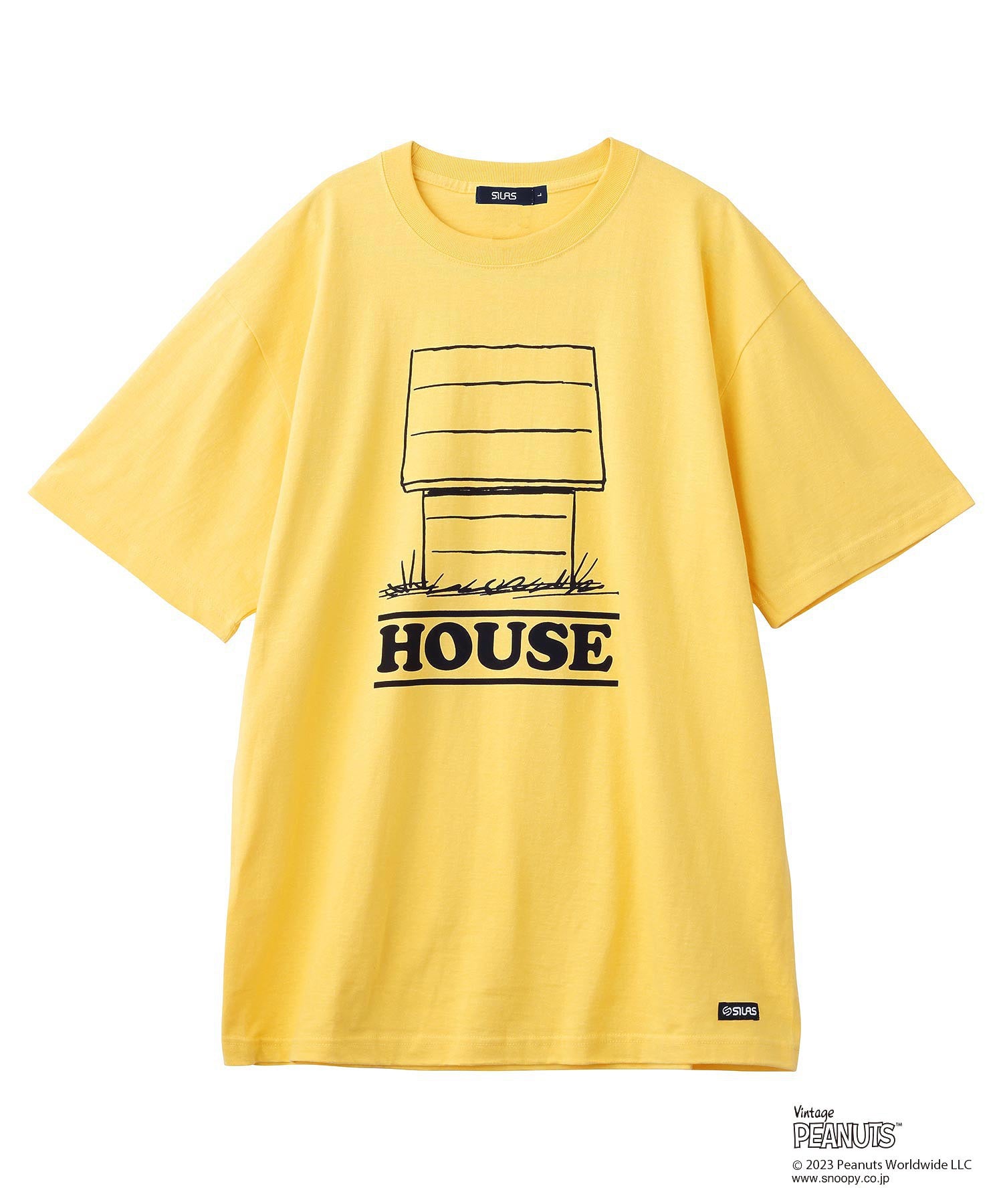 SILASⅹPEANUTS HOUSE PRINT S/S TEE