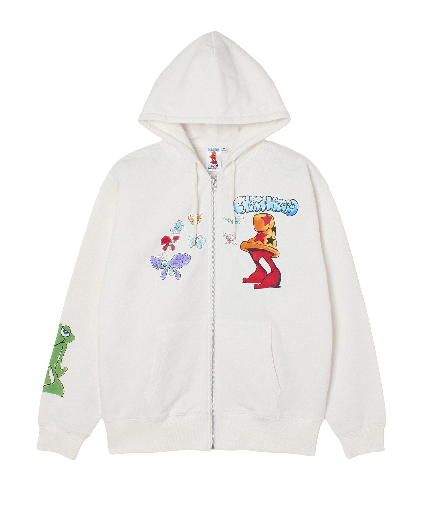 X-girl × Mark Bode ZIP UP SWEAT HOODIE