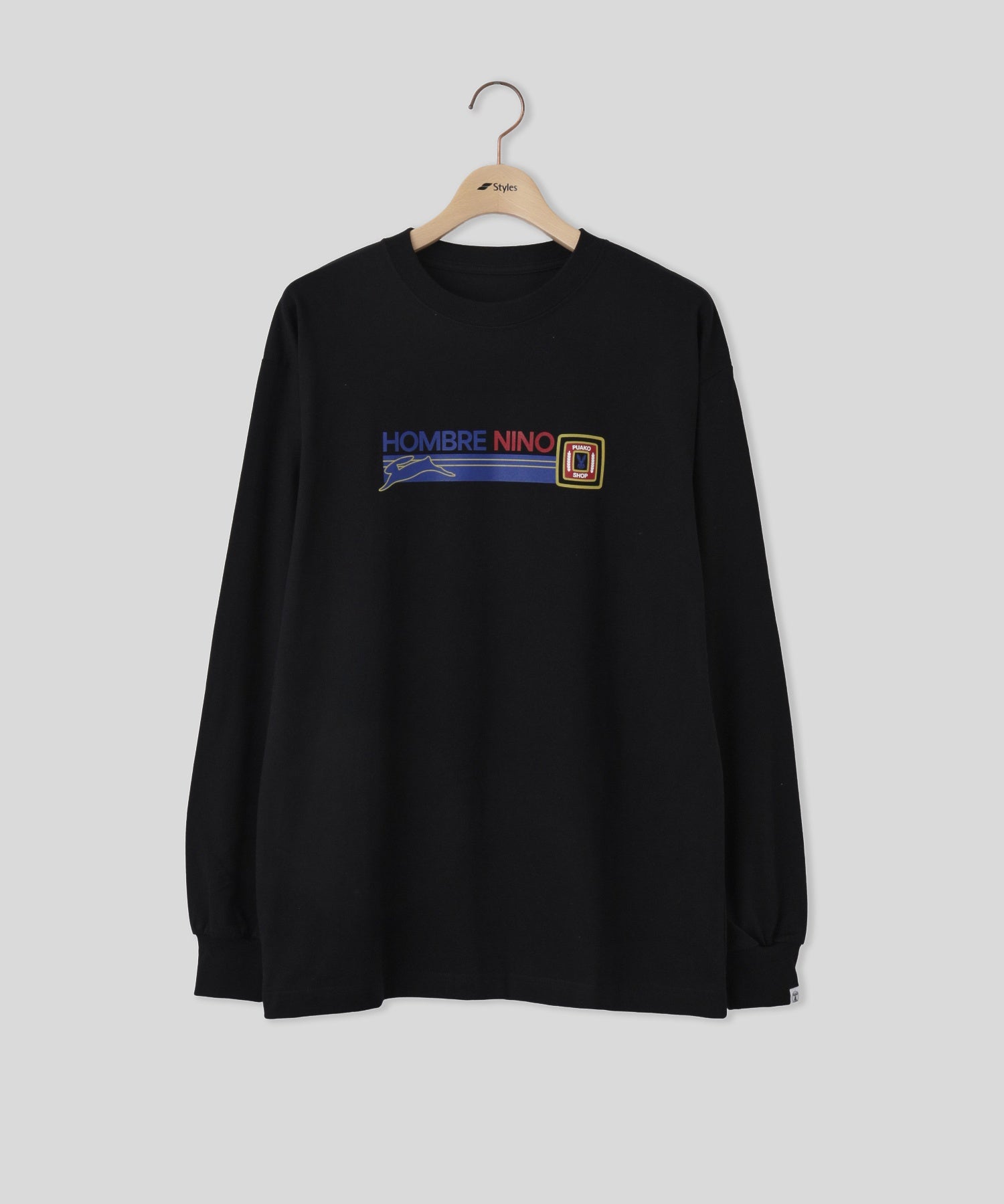 HOMBRENINO/オンブレ・ニーニョ/L/S PRINT TEE PUAKO SHOP HN0262-CT0006