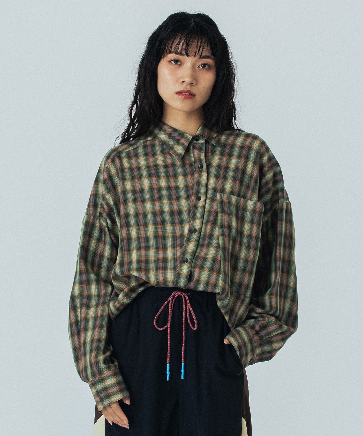 mici/ASYMMETRY SHIRT