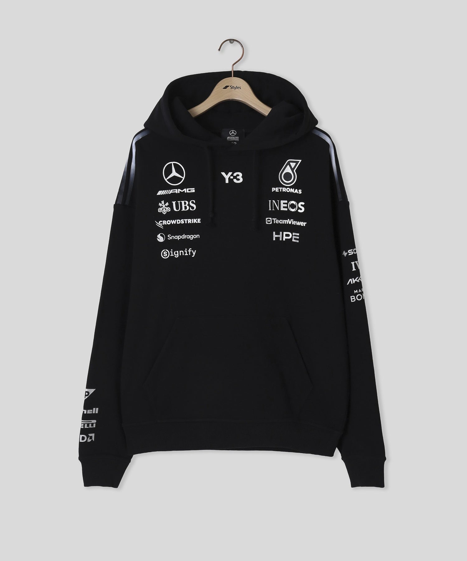 Y-3/ワイスリー/F1 TEAM HOODIE BLACK KR2392