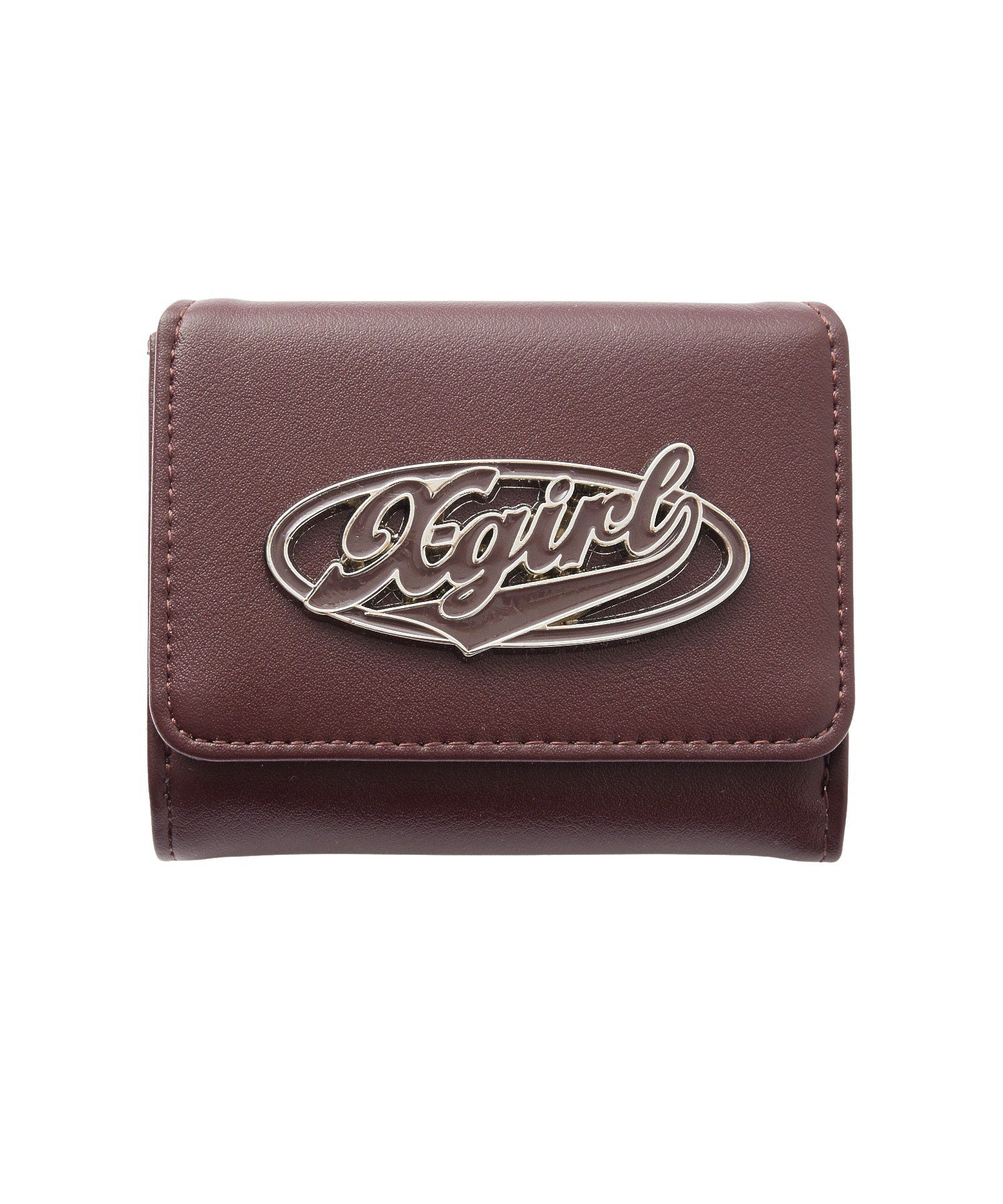 COLOR OVAL LOGO BUCKLE MINI WALLET