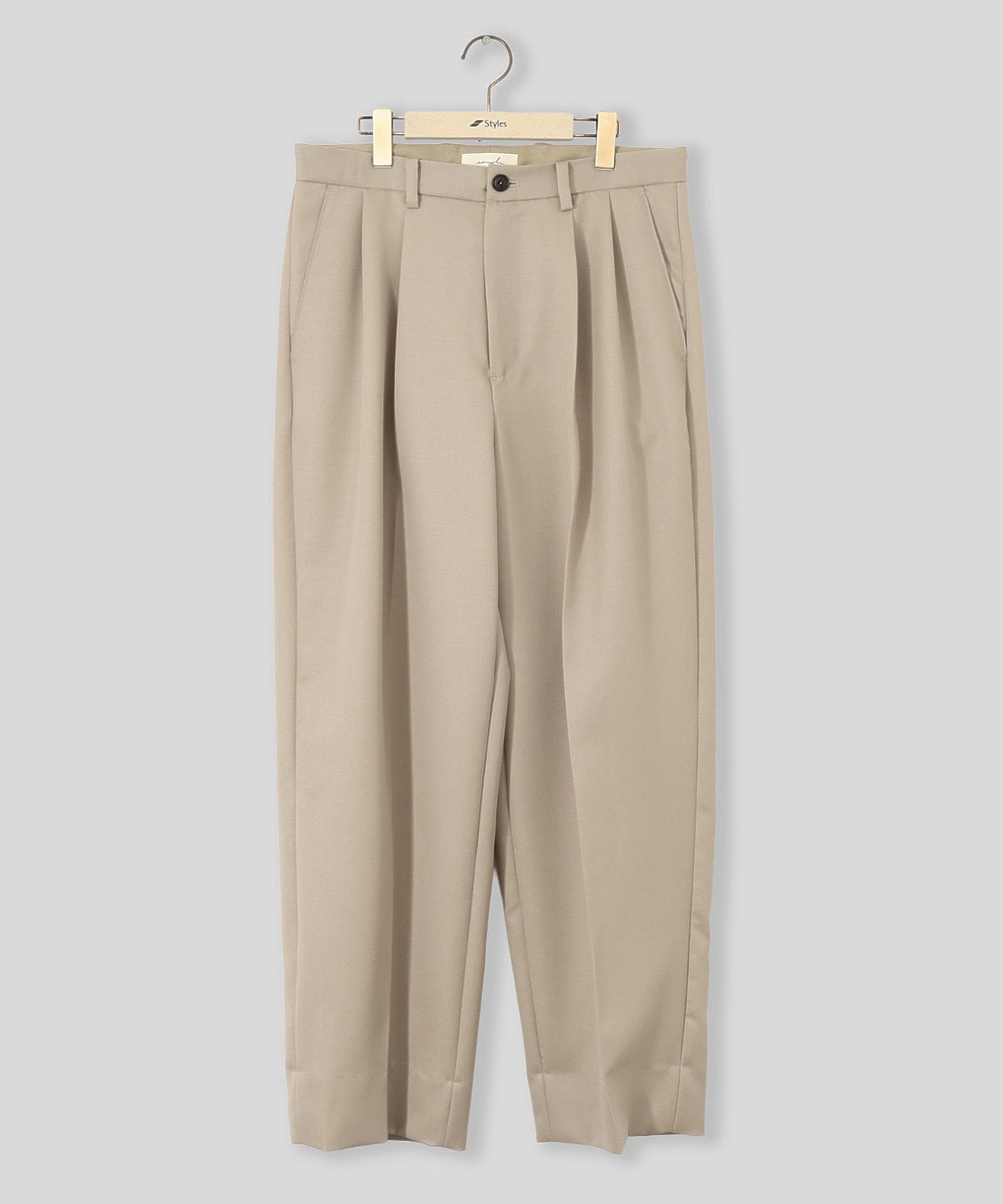SEMOH/セモー/Wool Mohair Two Tuck Pants 29-8-03