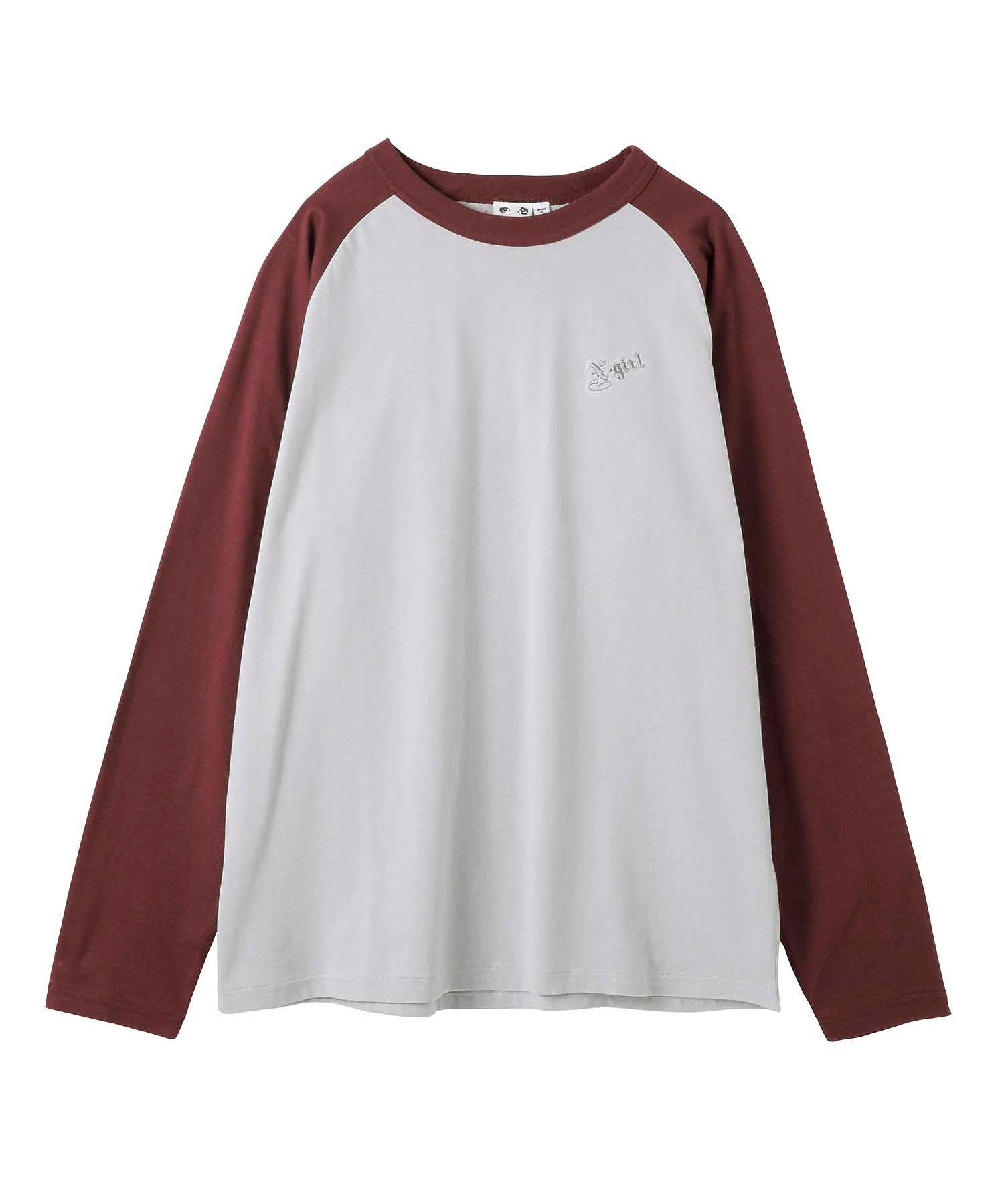 RAGLAN L/S TEE X-girl