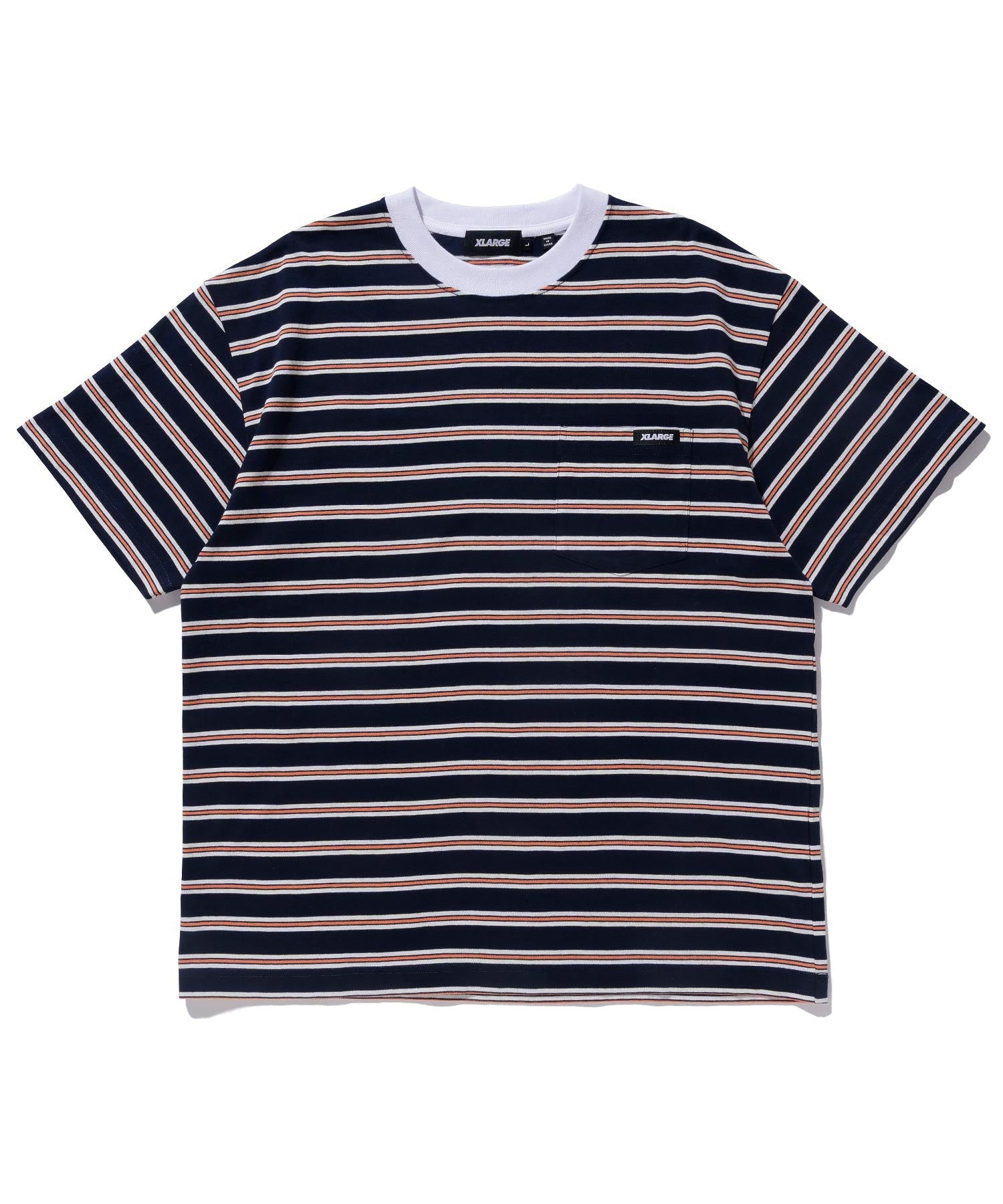 STRIPED S/S POCKET TEE XLARGE