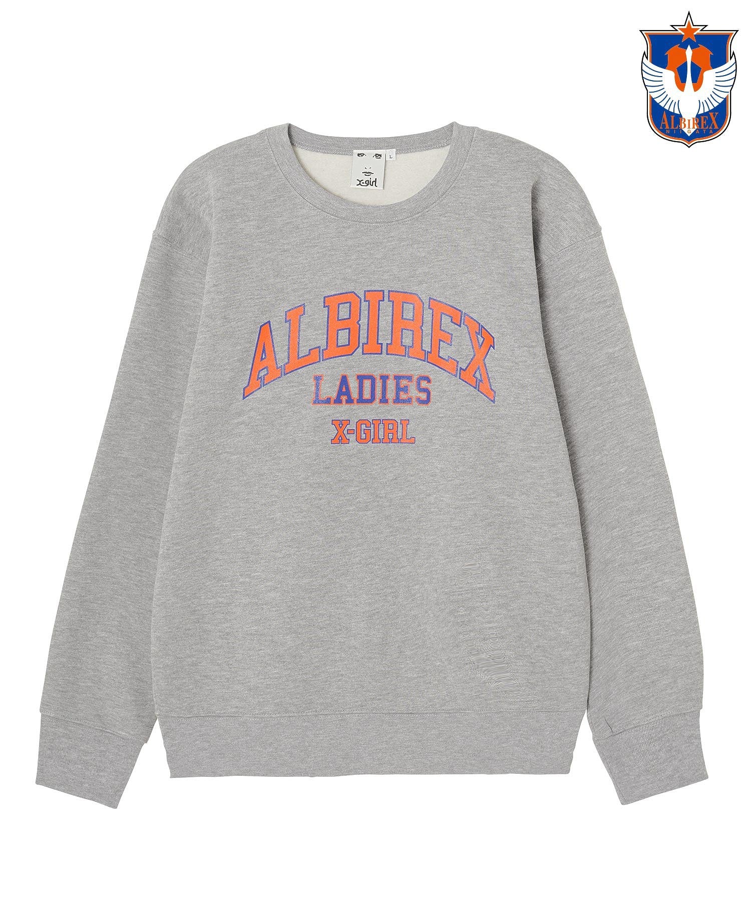 WEリーグ|ALB L COLLEGE LOGO CREW SWEAT/アルビレックス新潟レディース/ALBIREX カレッジロゴクルースウェット