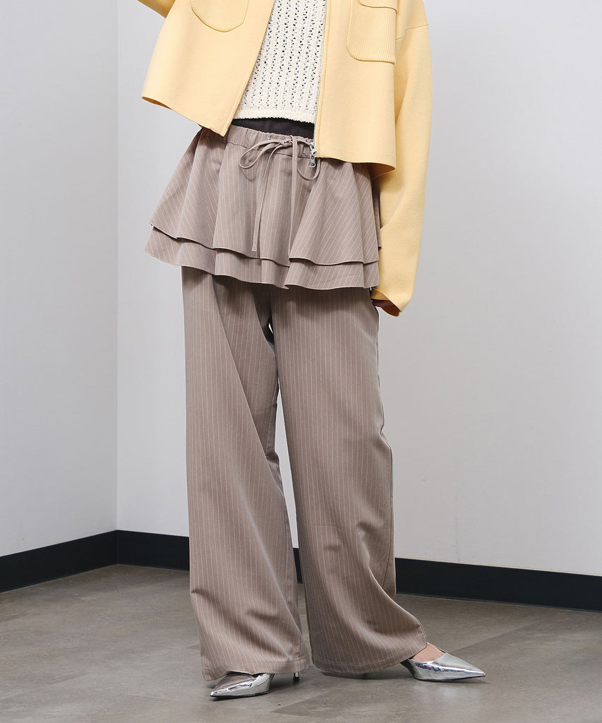 ROSE BUD / LAYERED SKIRT STRIPE PANTS – calif（カリフ）公式サイト