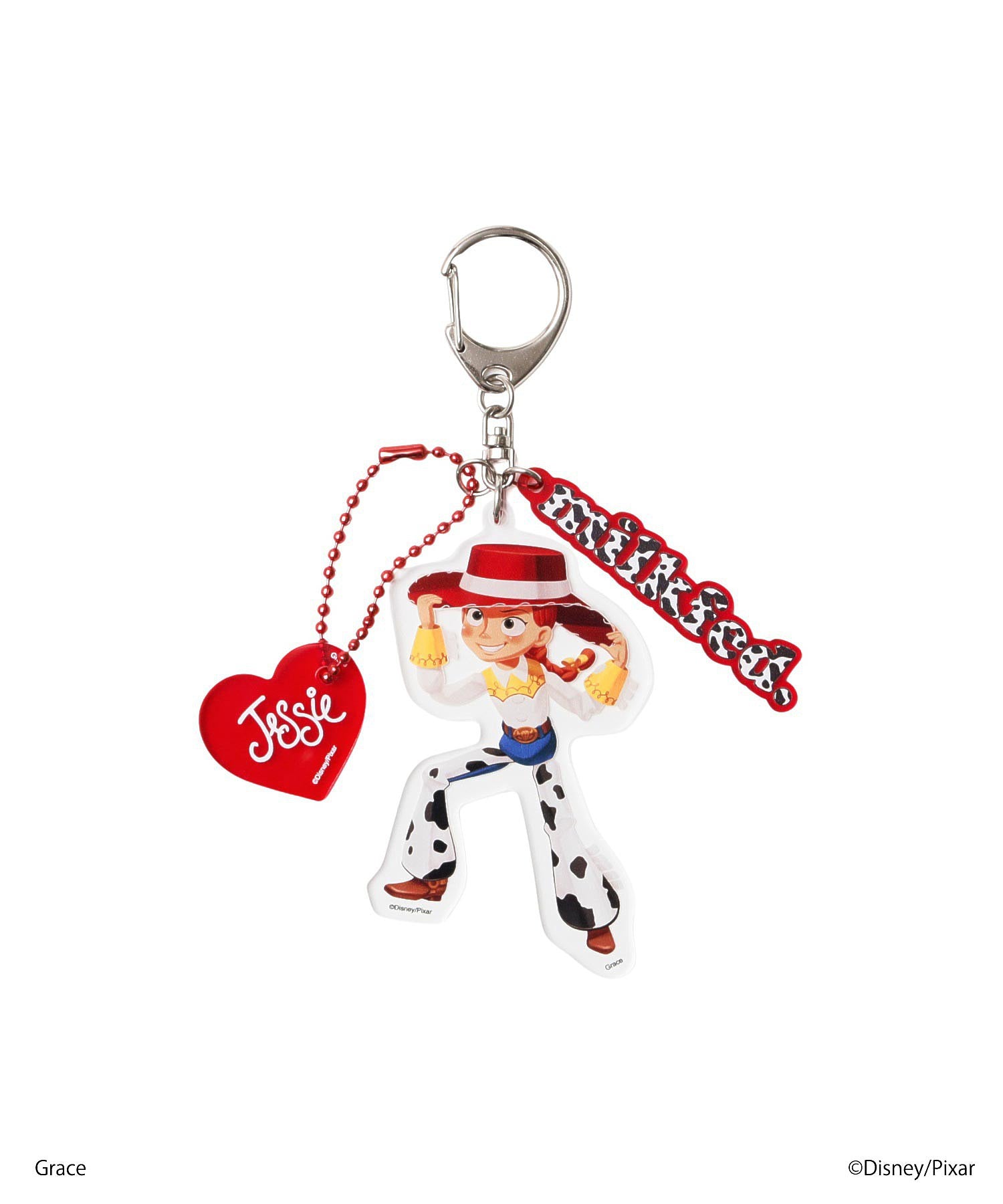 JESSIE / HEART KEYCHAIN