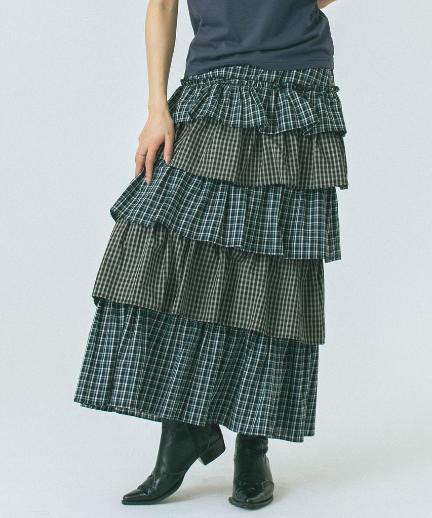 CHECK TIERED SKIRT – calif（カリフ）公式サイト
