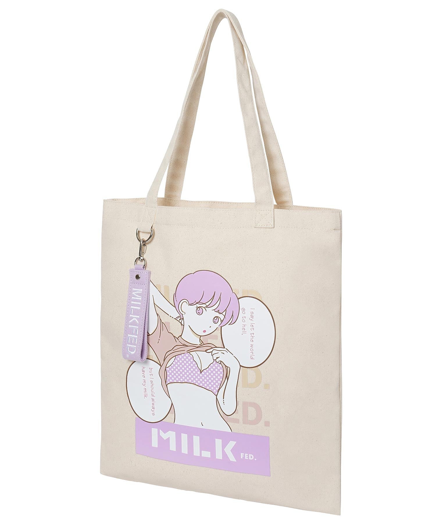 MILKFED.×TAIHEI NAMIKAWA TOTE LtPURPLE